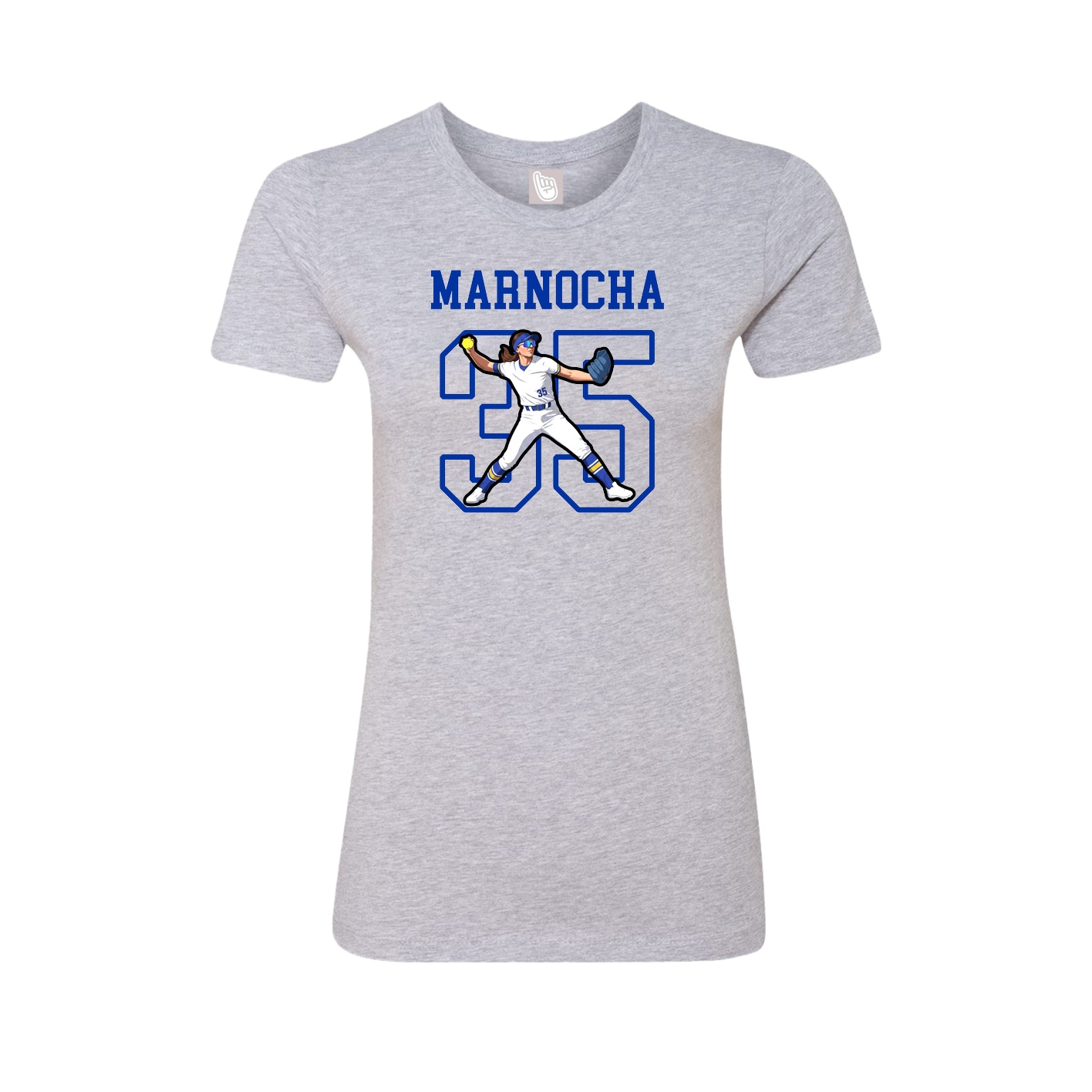 Fitted Women's Tee — Shirsey in Grey