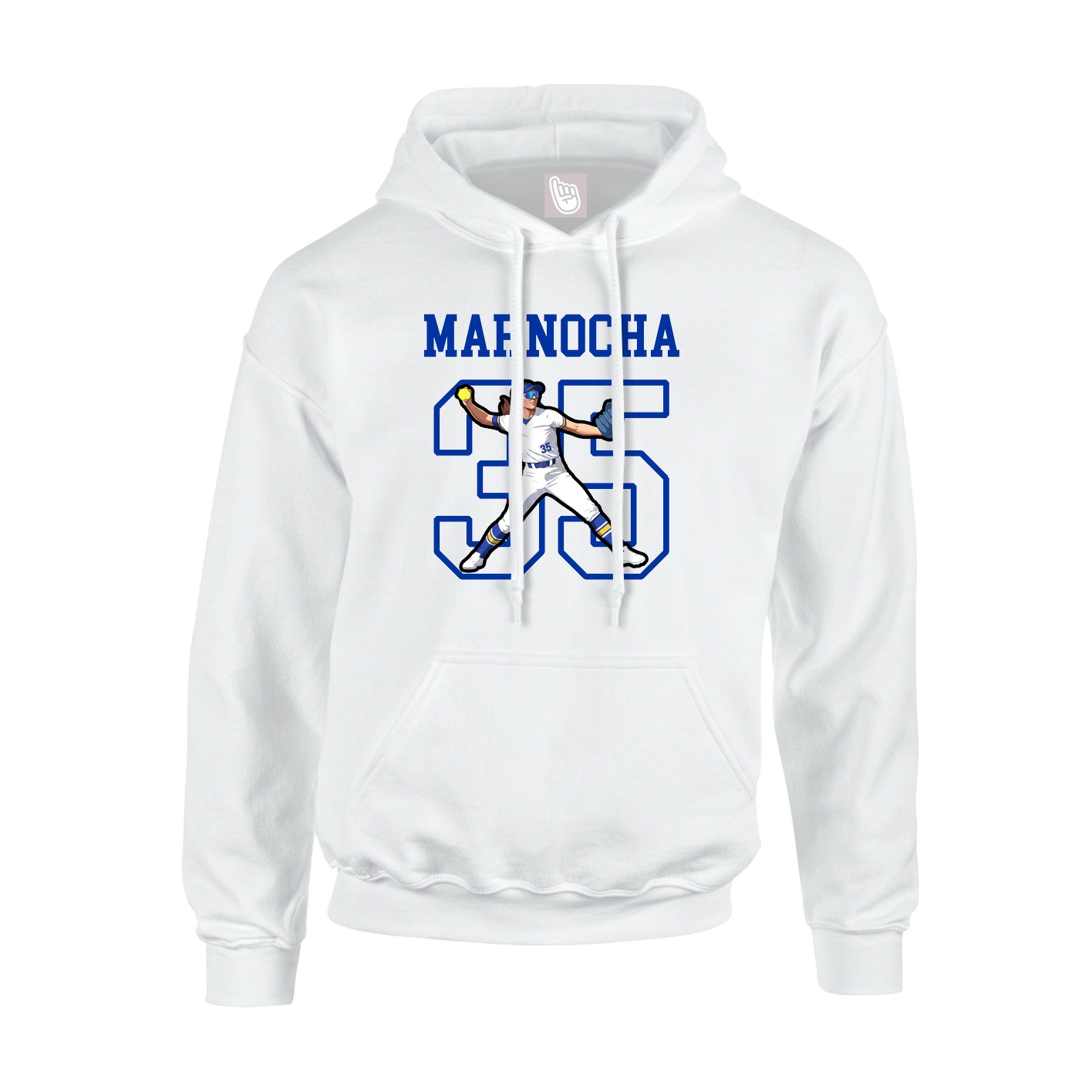Hoodie — Shirsey in White