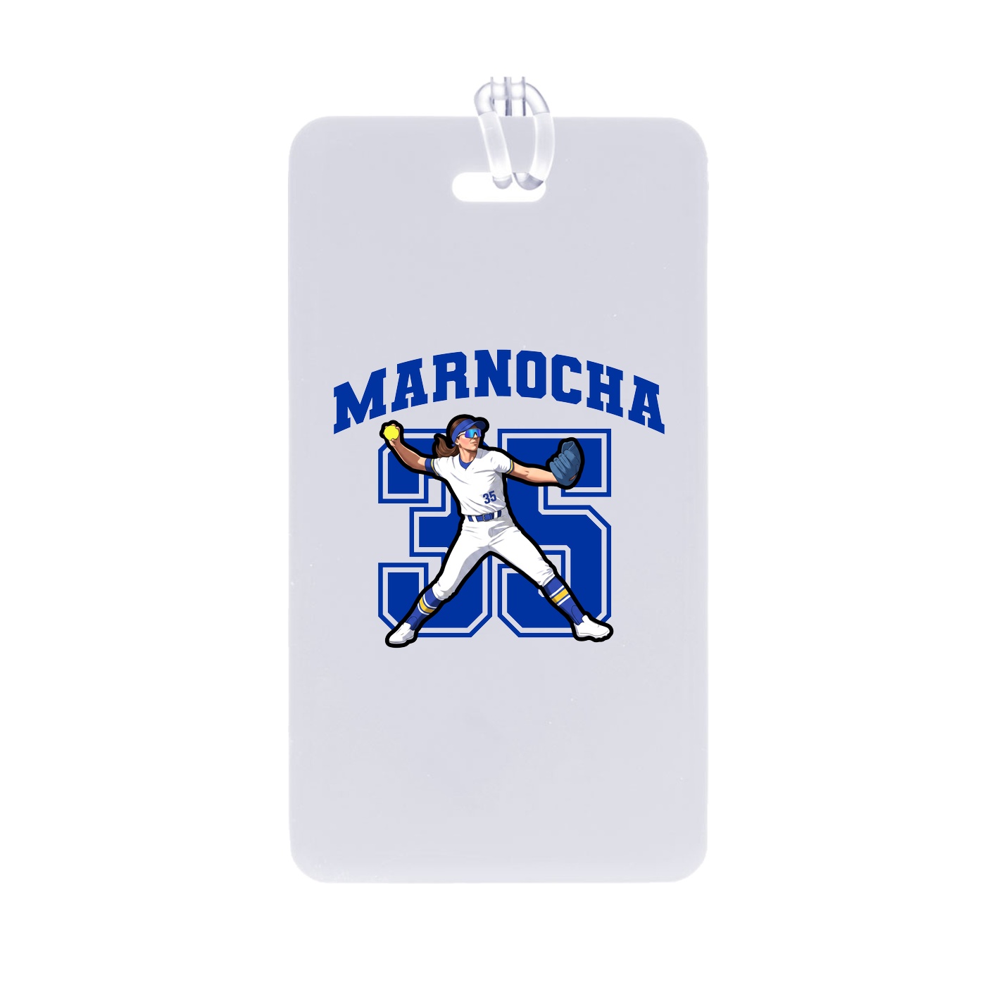 Bag Tag — Number in Classic