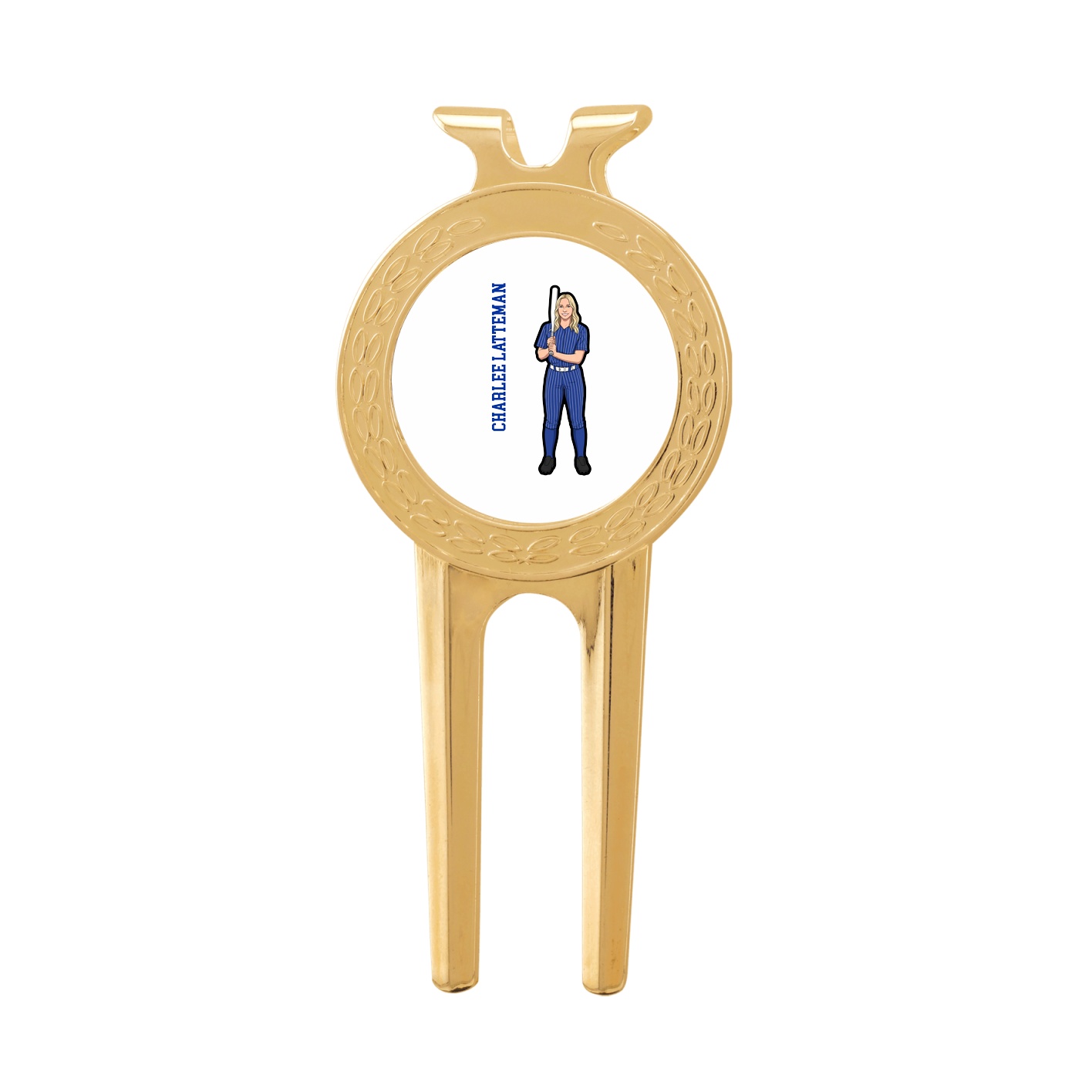 Divot Tool with Ball Marker — Name Vertical in Classic