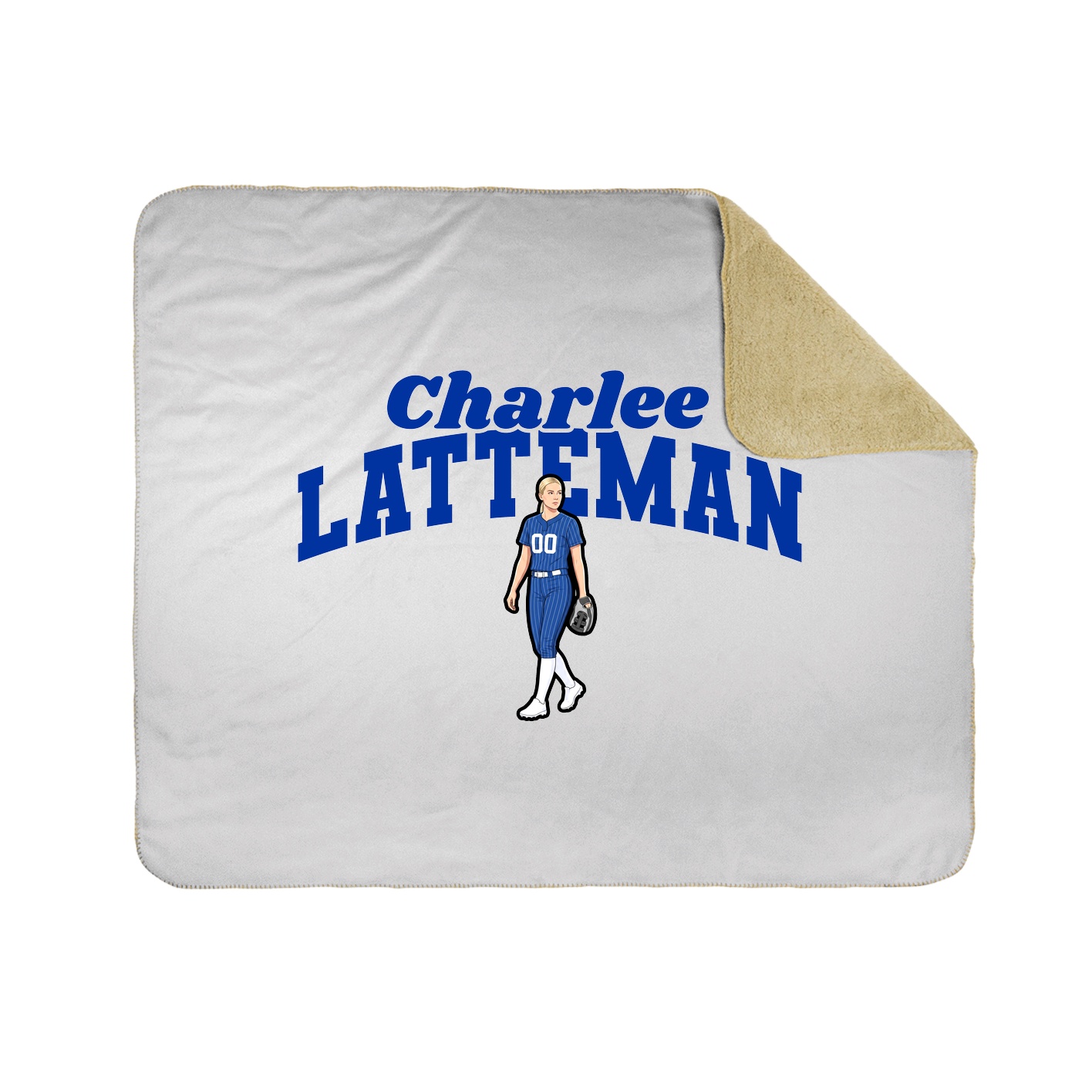 Throw Blanket — Signature Arch in White