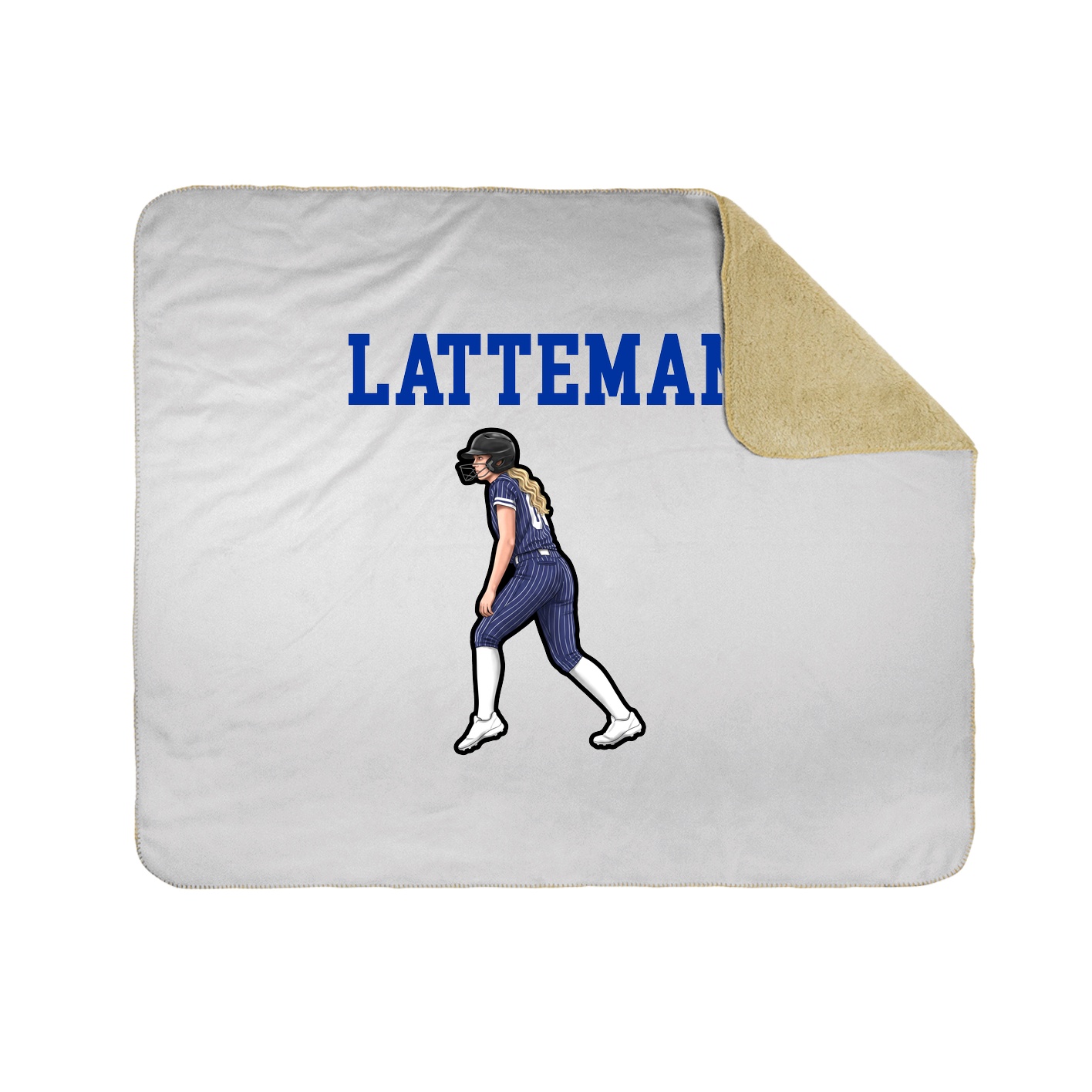 Throw Blanket — Shirsey in White