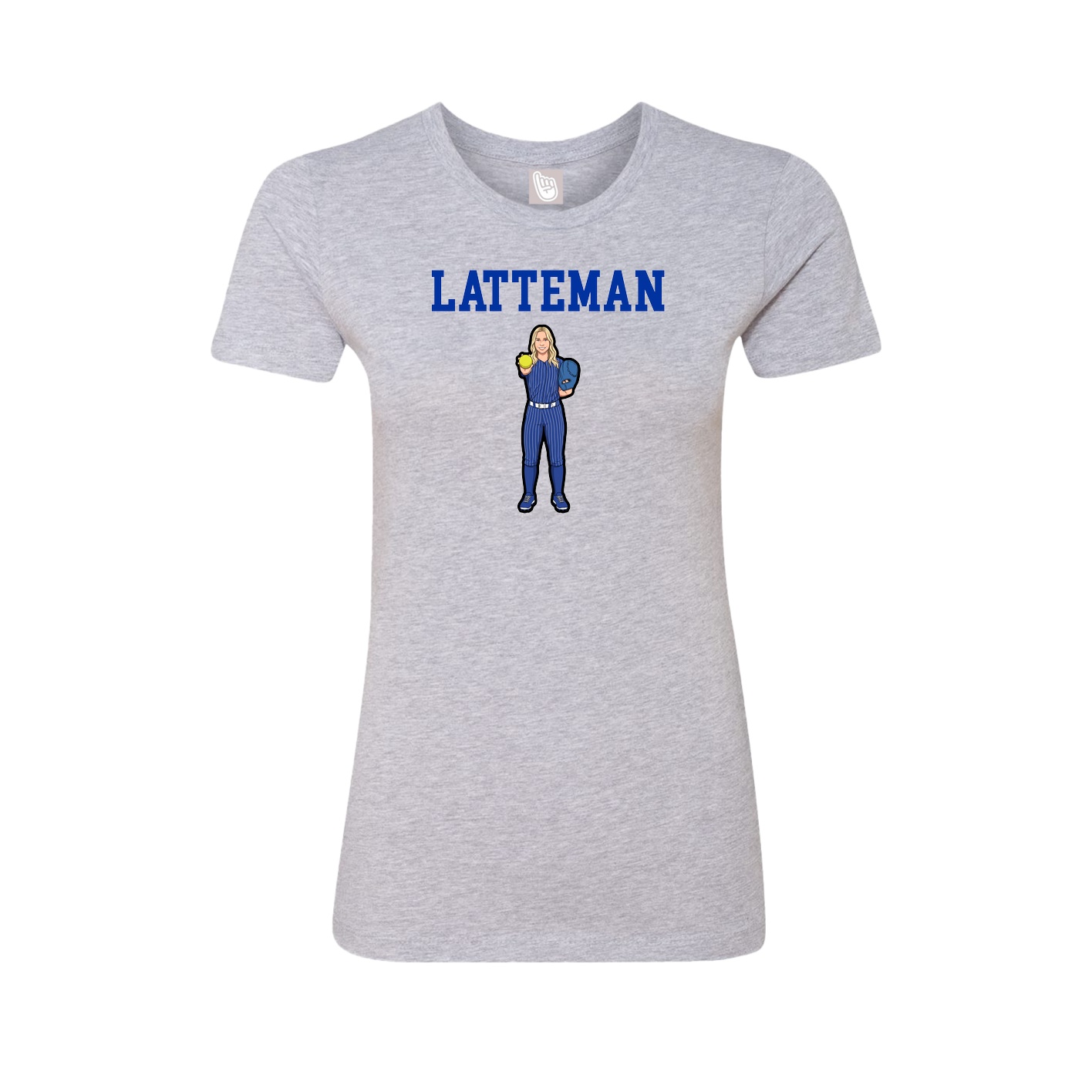 Fitted Women's Tee — Shirsey in Grey