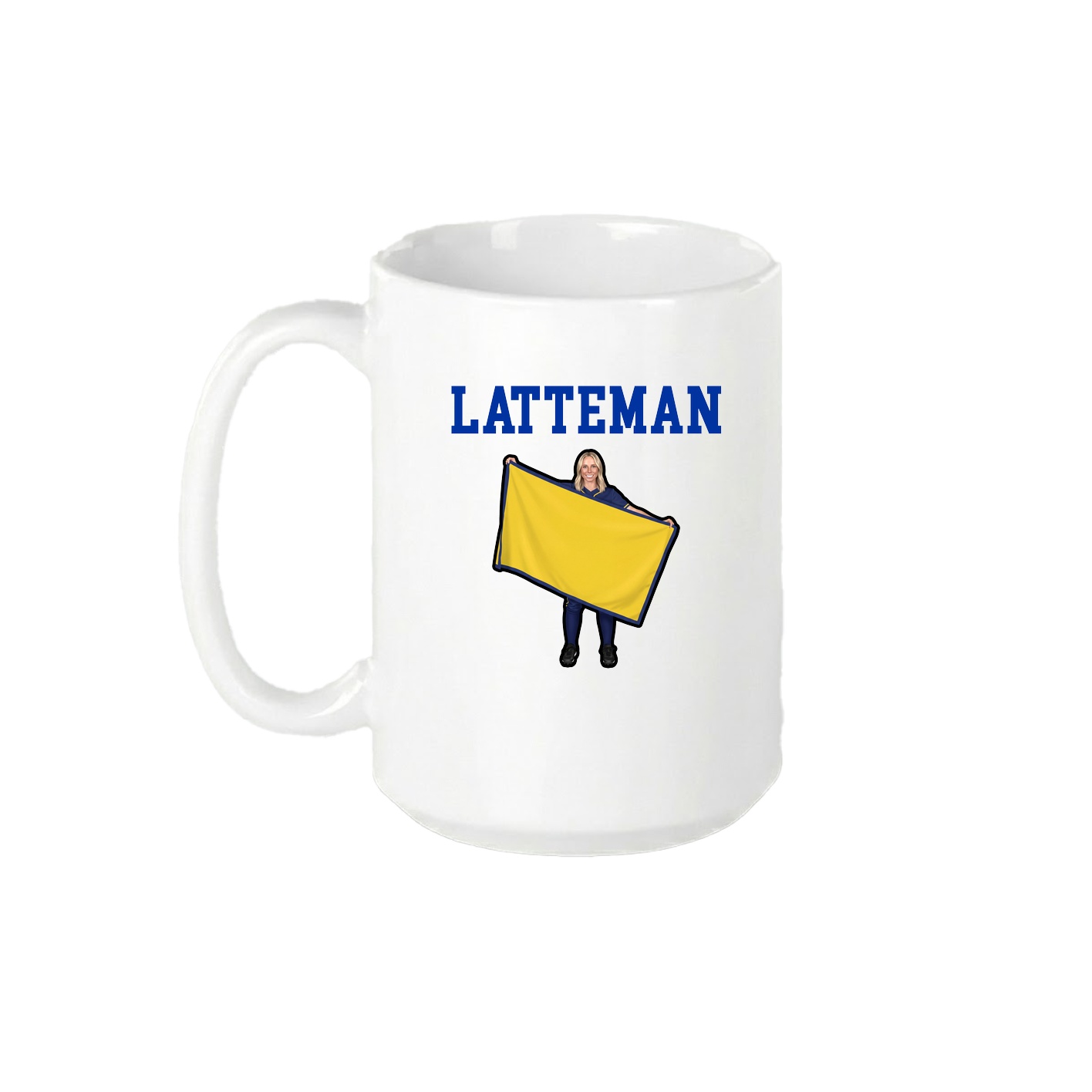 15oz Coffee Mug — Shirsey in White