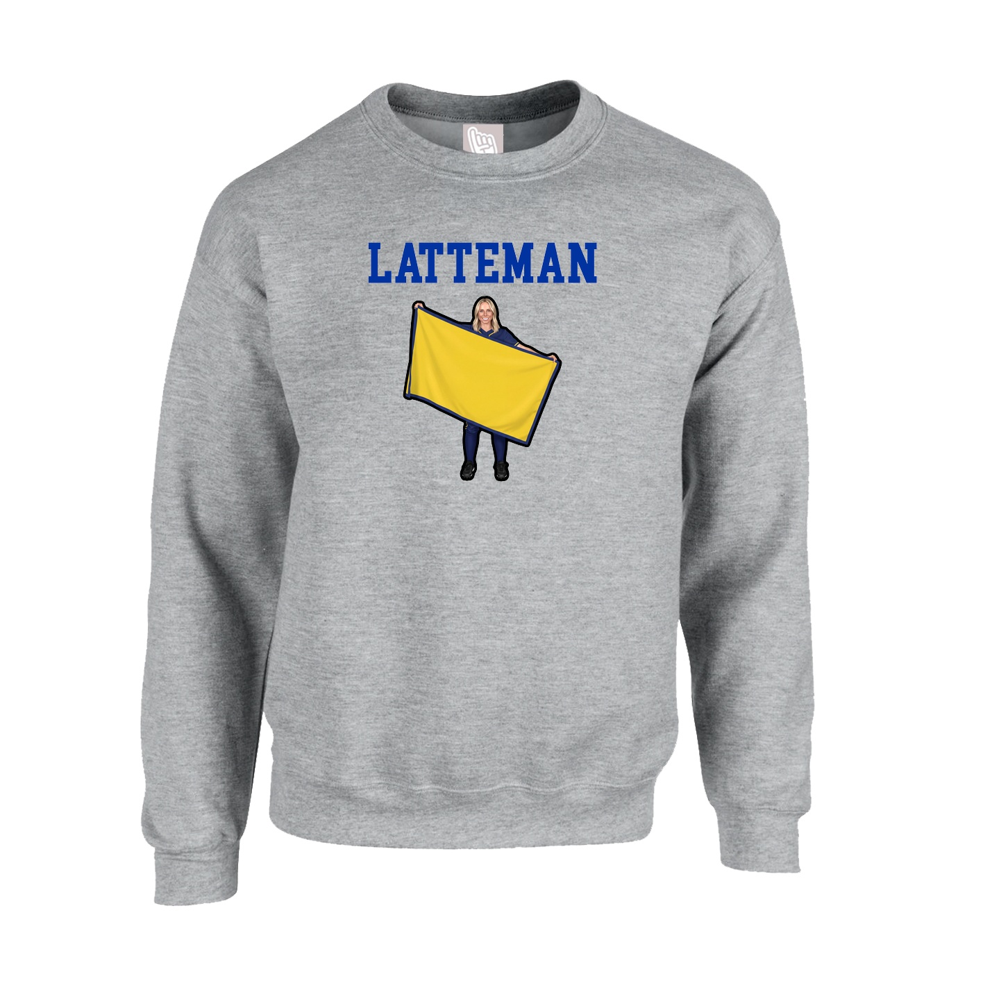 Fleece Crew — Shirsey in Grey
