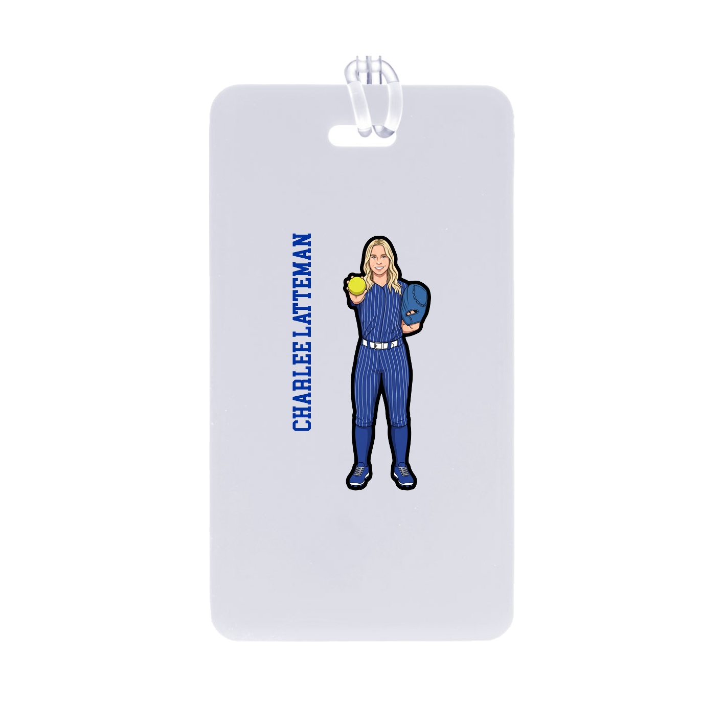 Bag Tag — Name Vertical in Classic