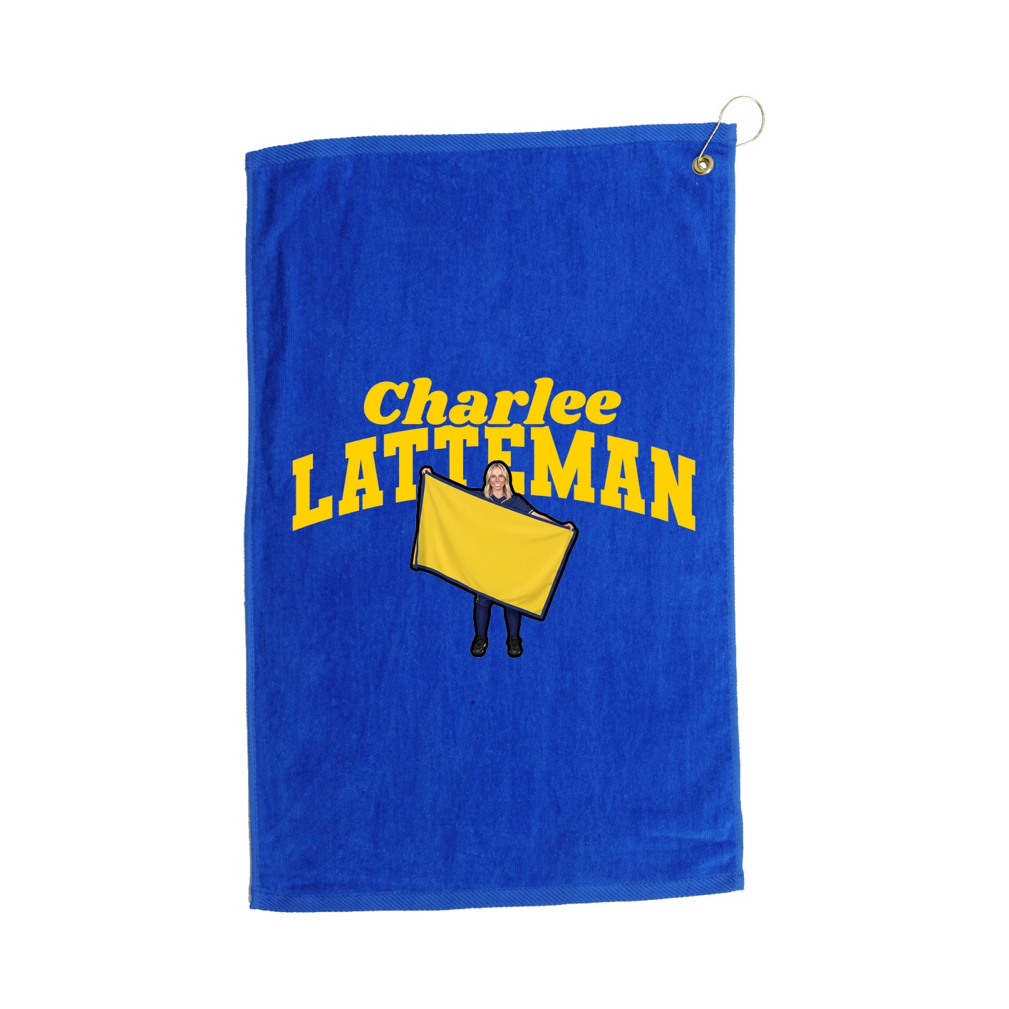 Golf Towel — Signature Arch in Royal