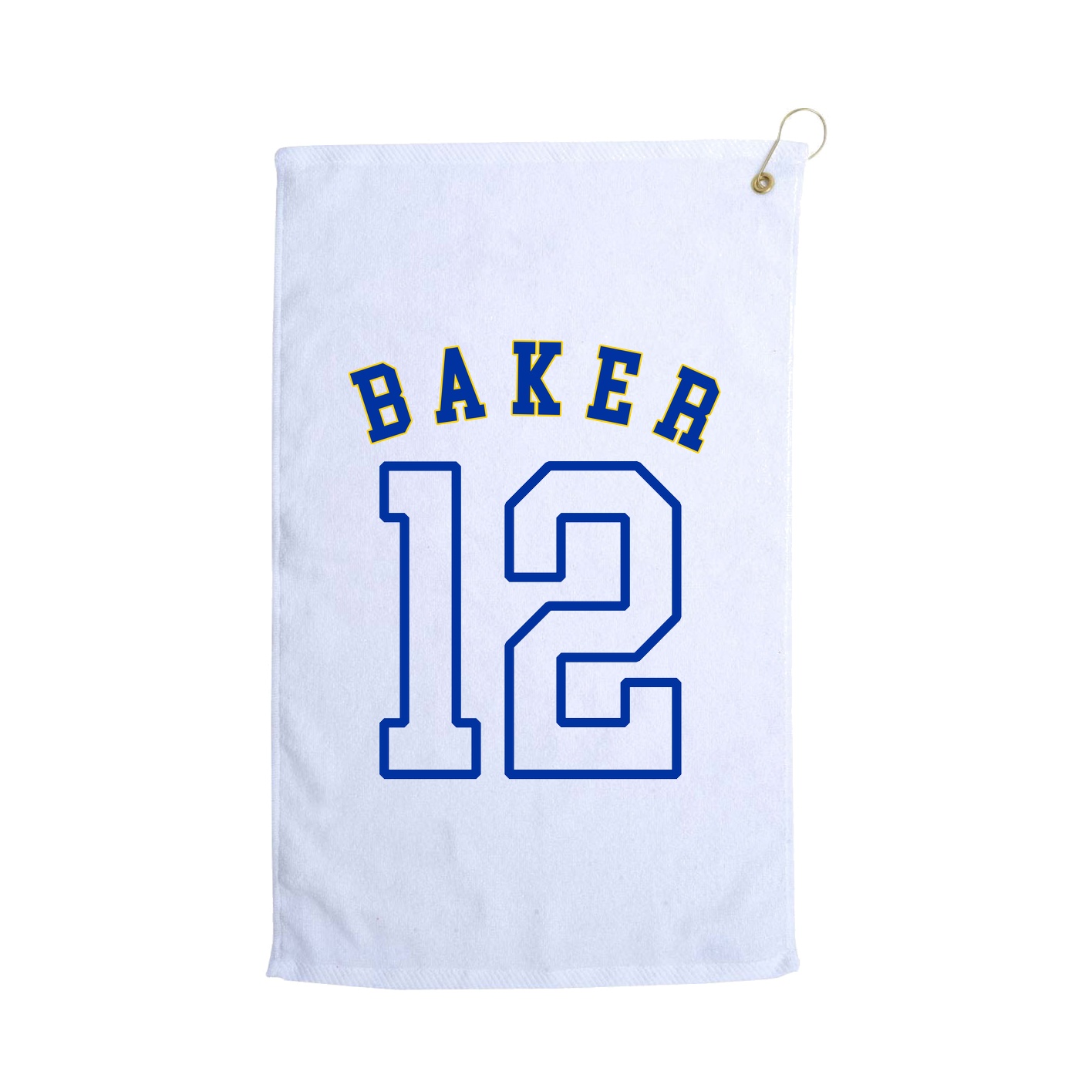 Golf Towel — Shirsey Arch in White
