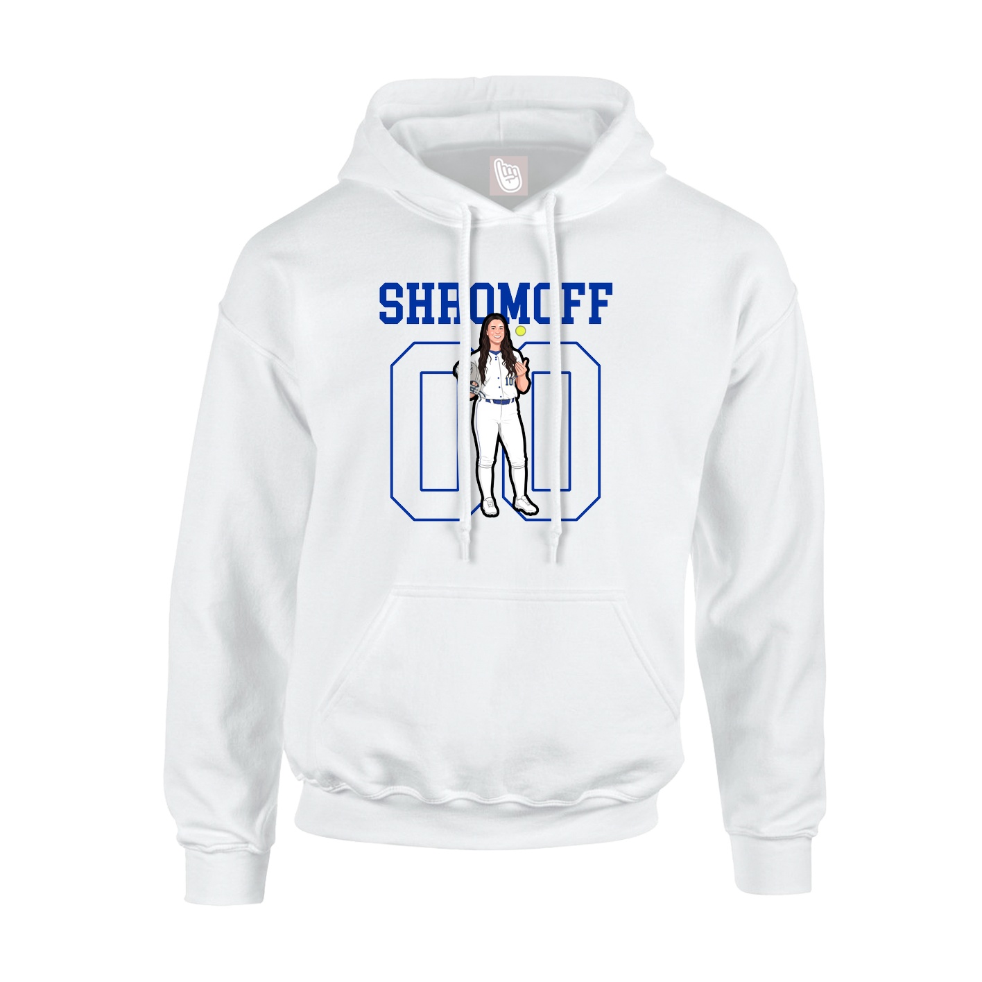 Hoodie — Shirsey in White
