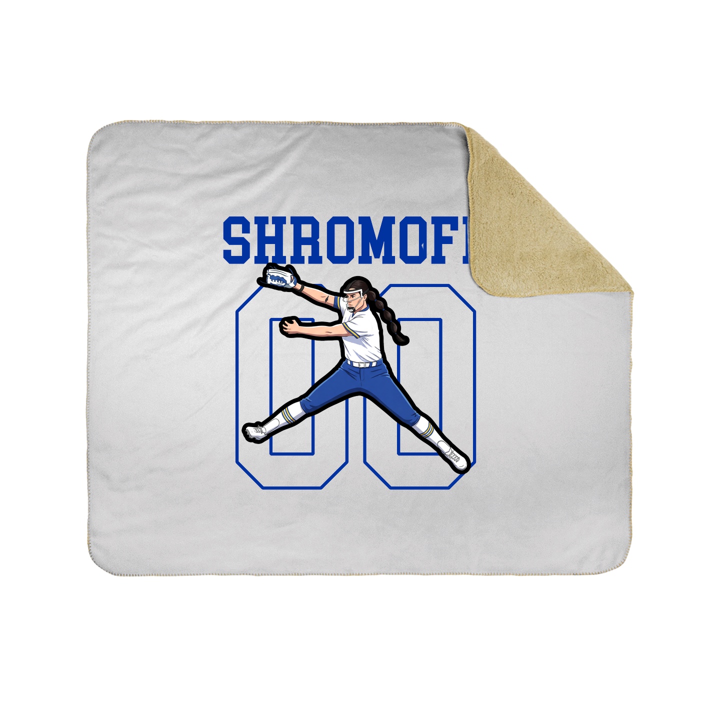 Throw Blanket — Shirsey in White