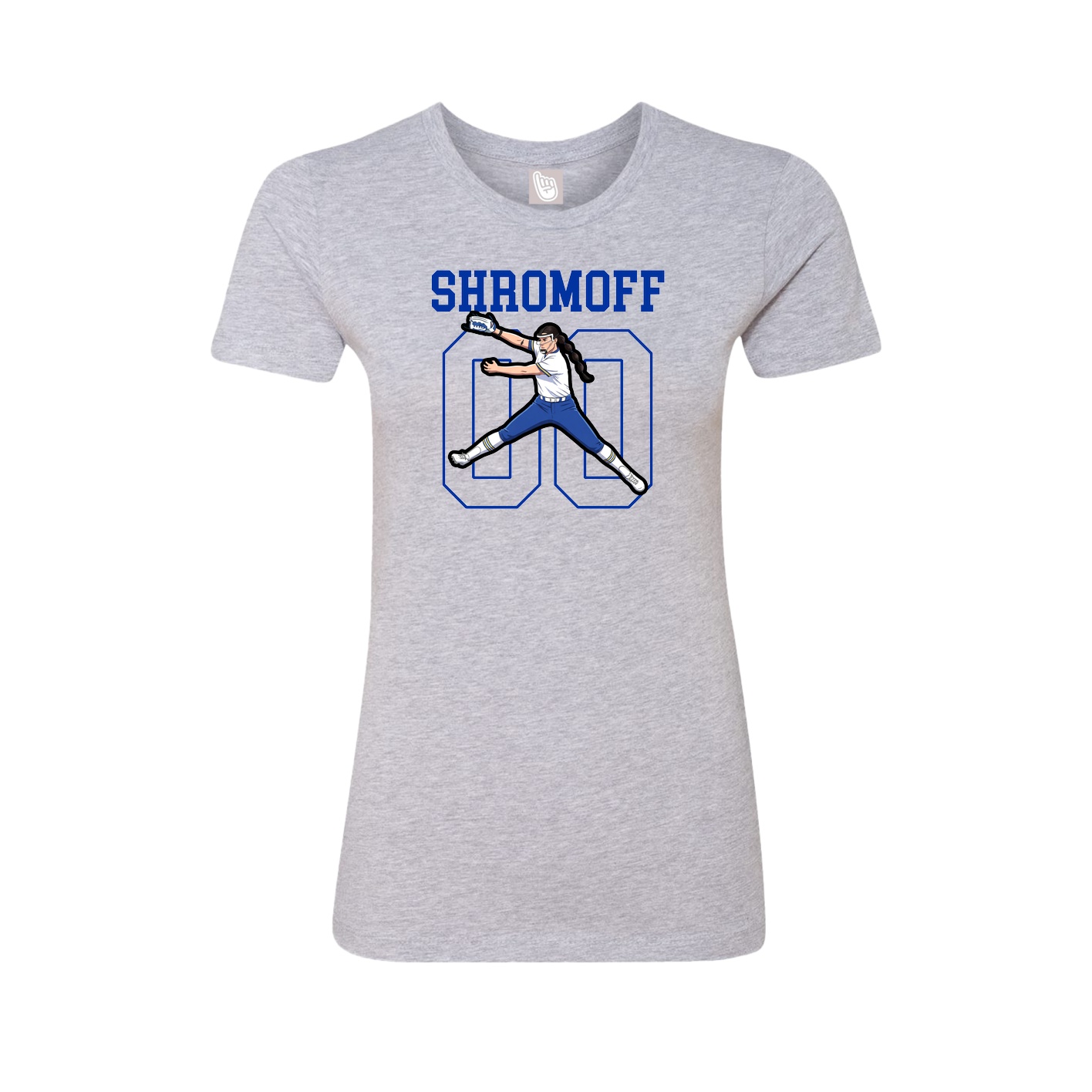 Fitted Women's Tee — Shirsey in Grey