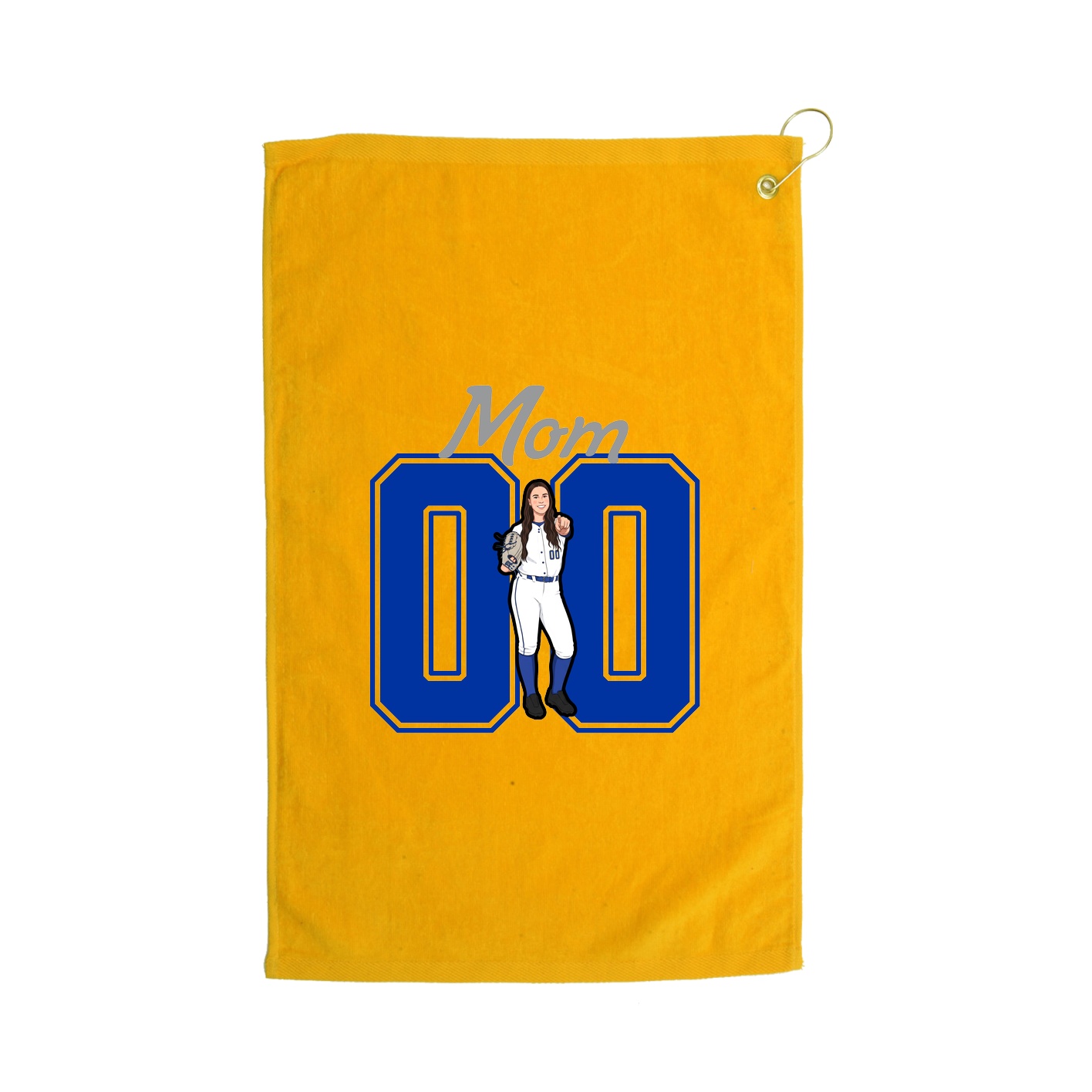 Golf Towel — Mothers Day Shirsey in Gold