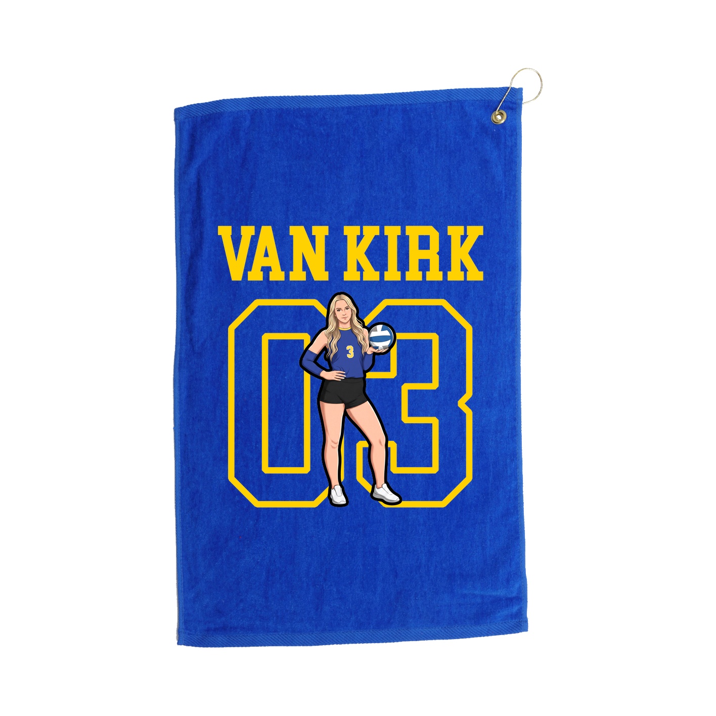 Golf Towel — Shirsey in Royal