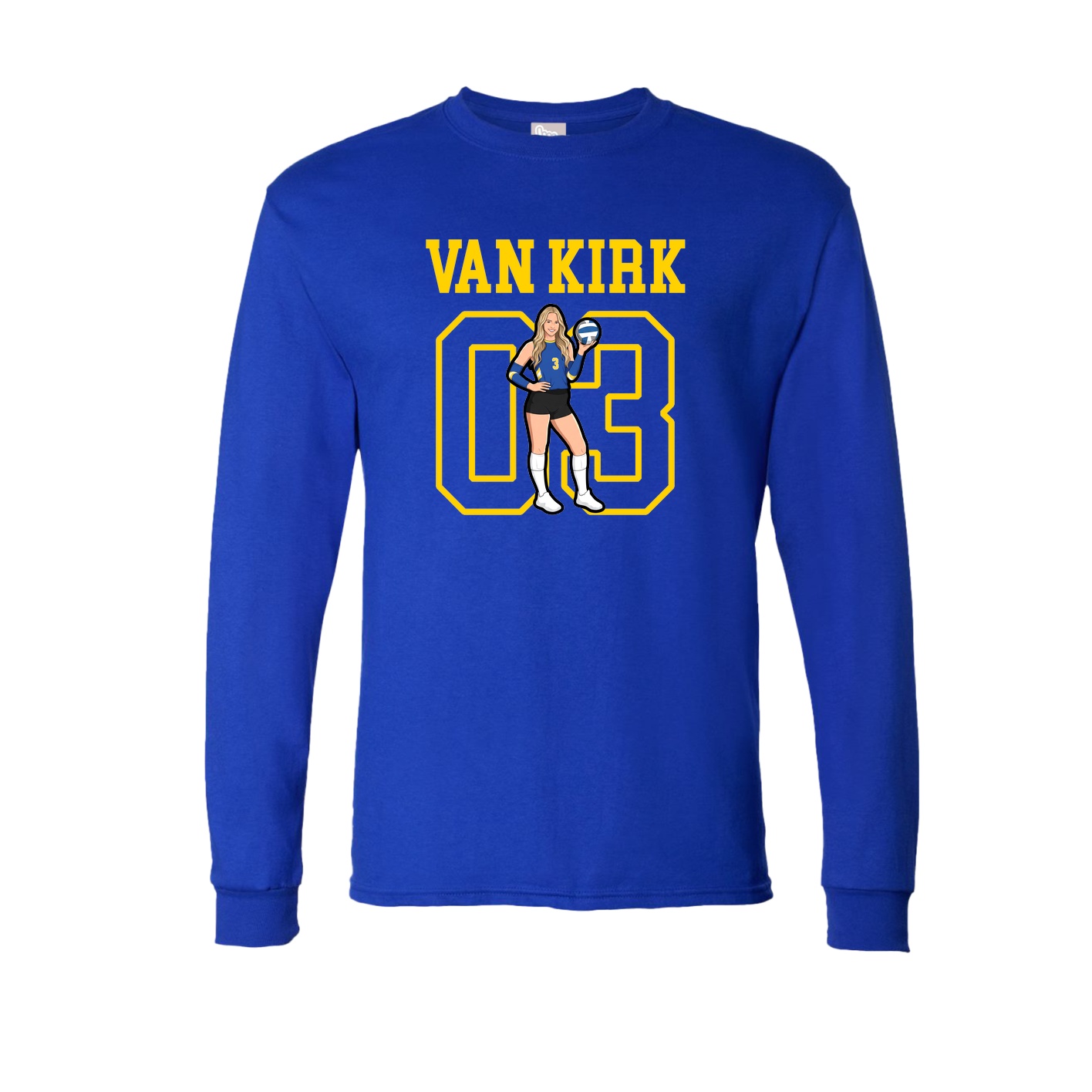 Long Sleeve Tee — Shirsey in Royal