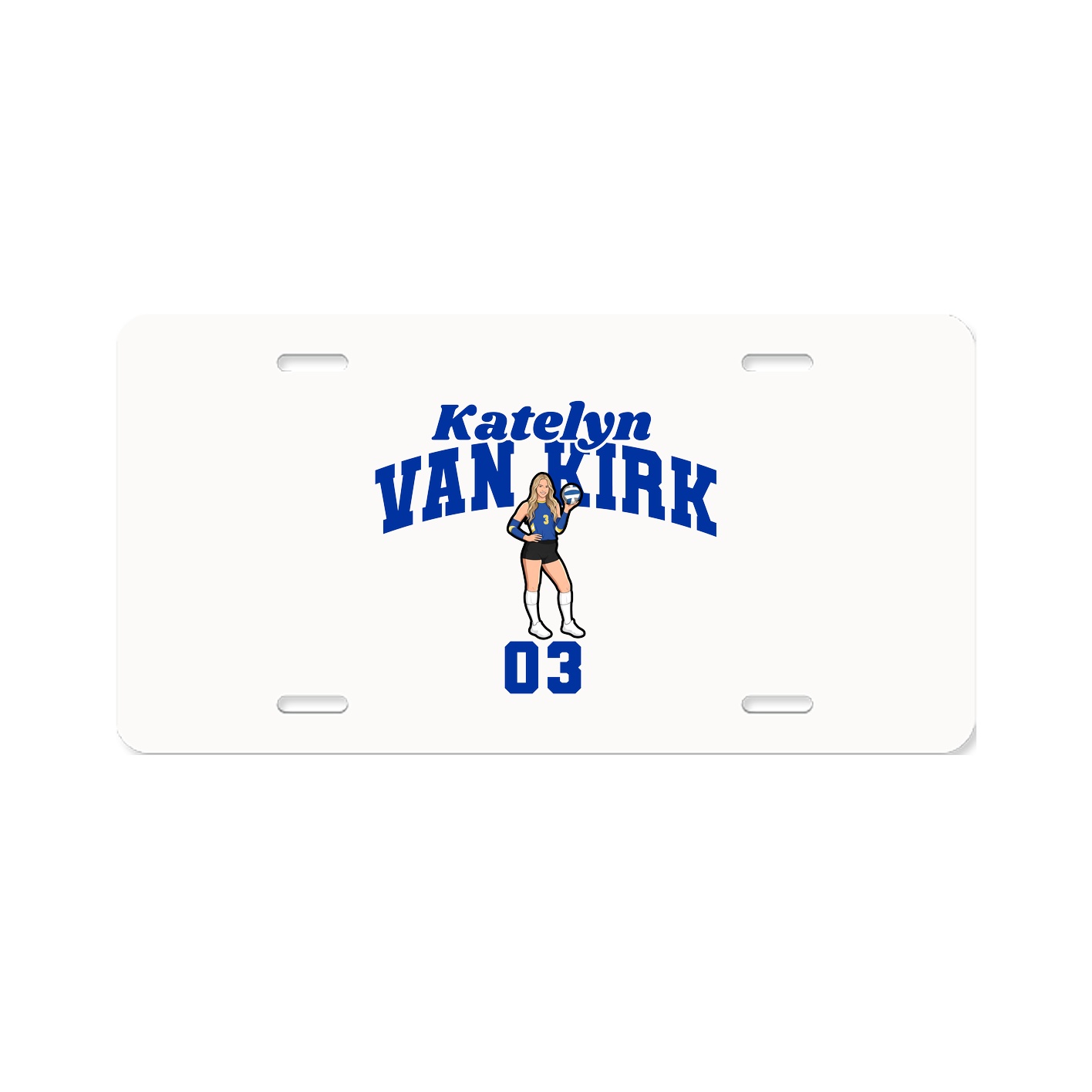 License Plate — Signature Arch in Classic