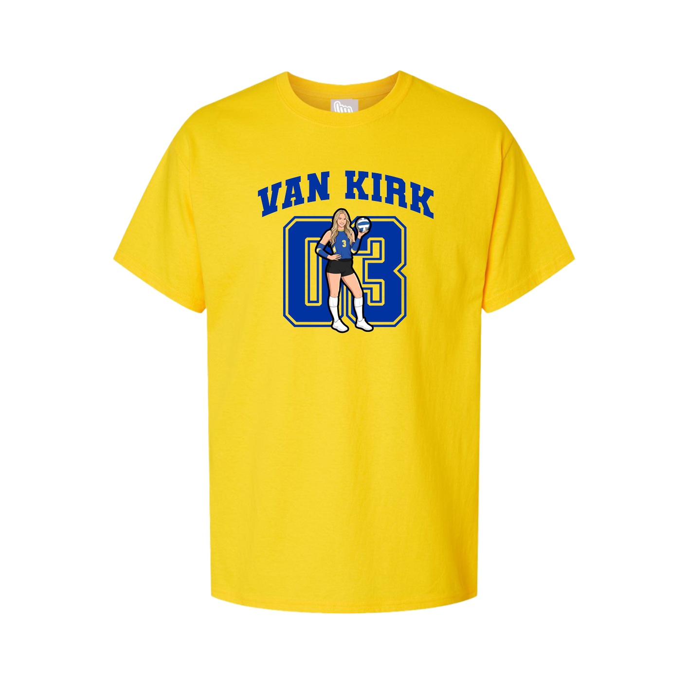 Tee — Number in Gold
