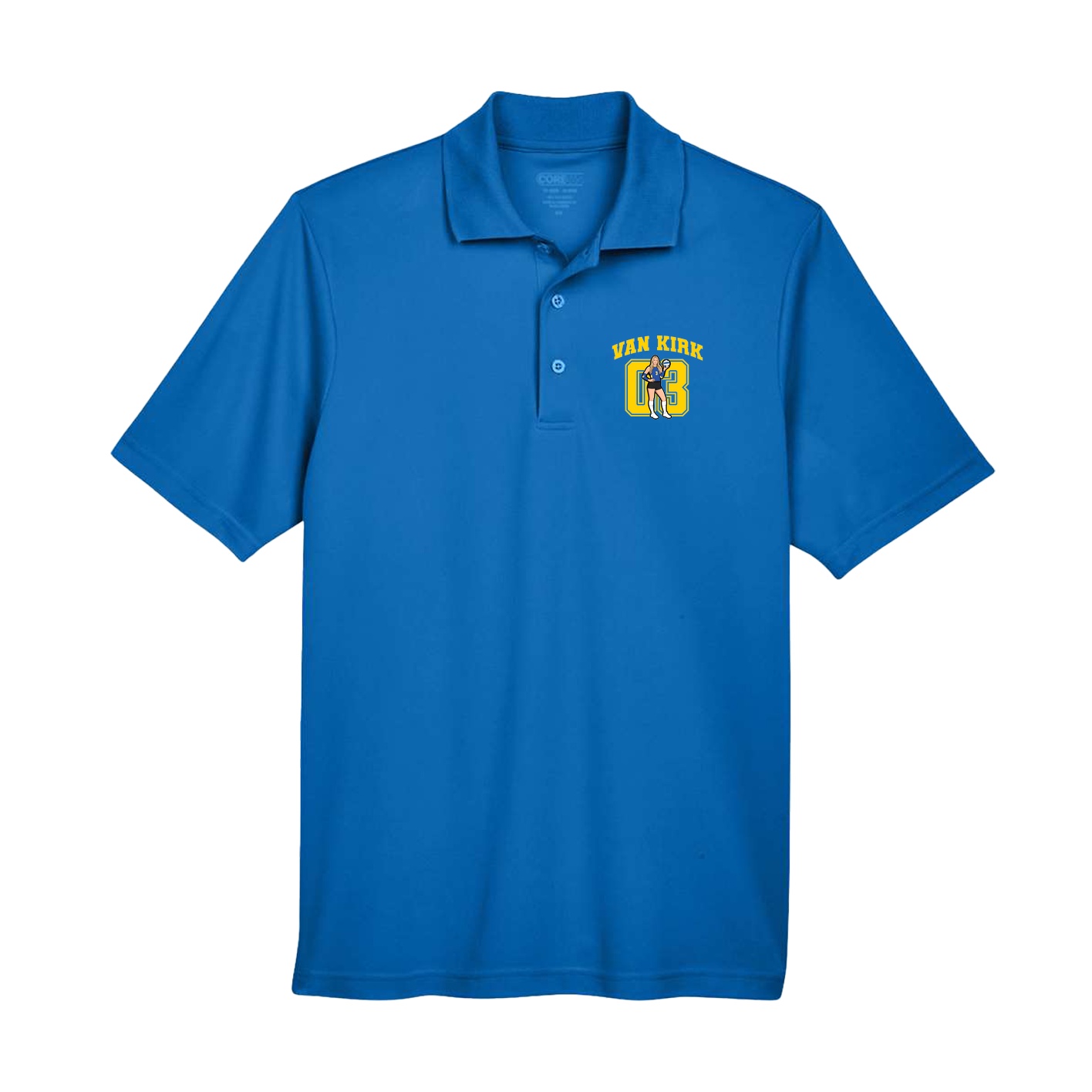 Performance Polo — Number in Royal