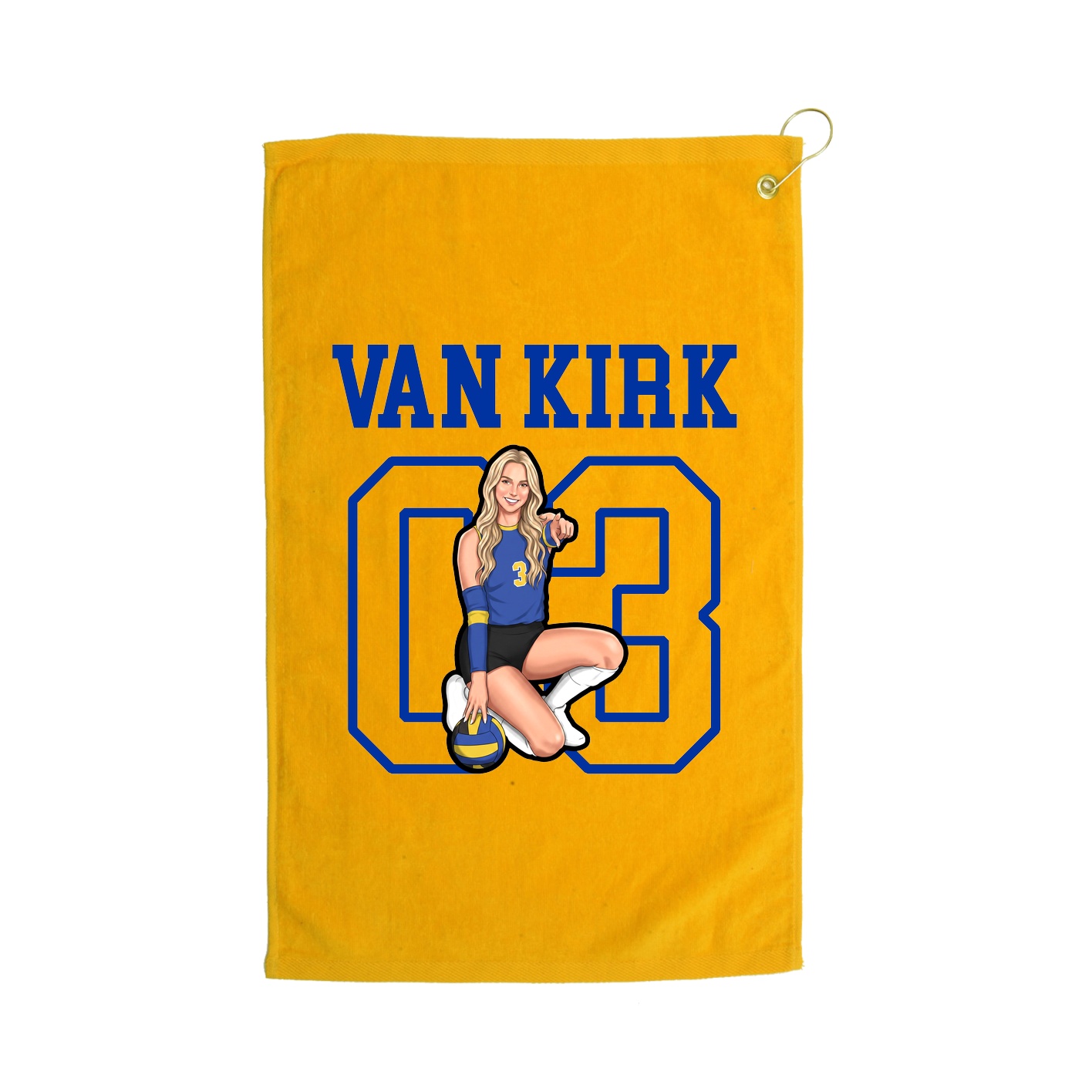 Golf Towel — Shirsey in Gold