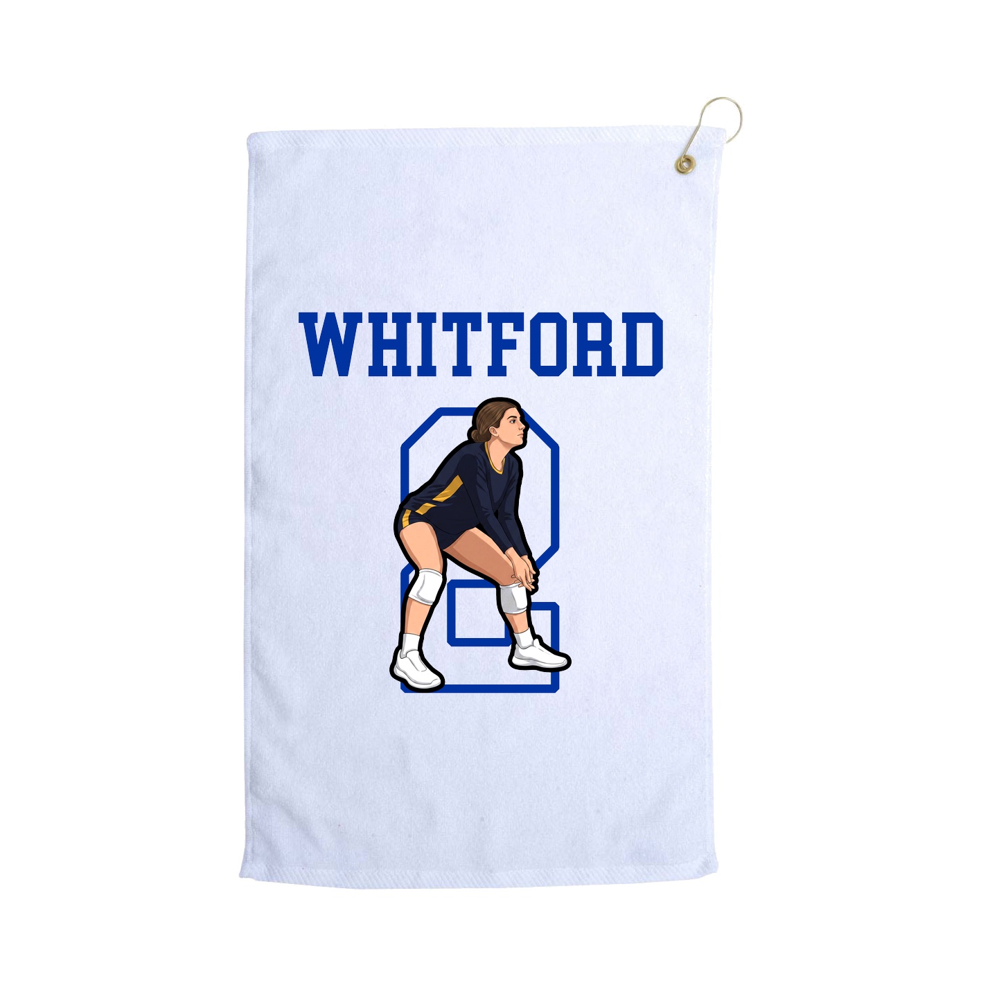 Golf Towel — Shirsey in White