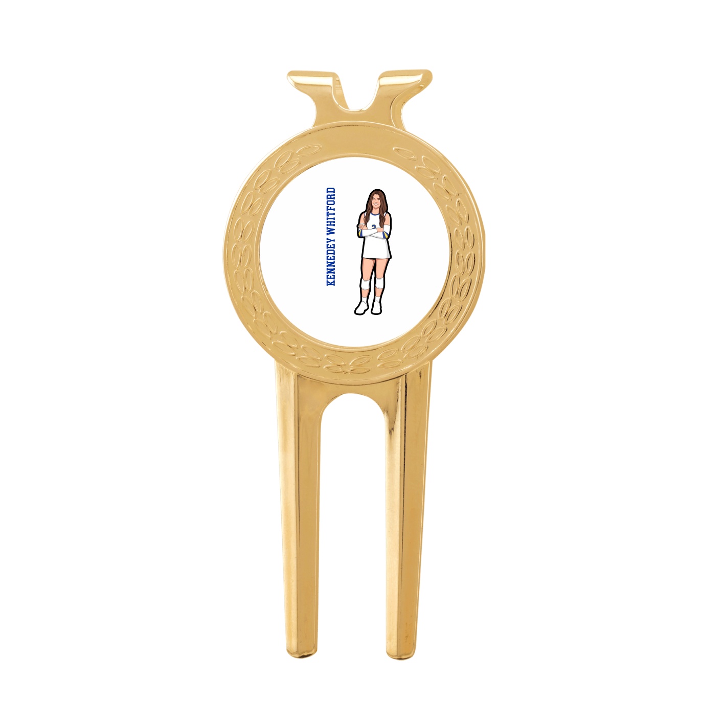 Divot Tool with Ball Marker — Name Vertical in Classic