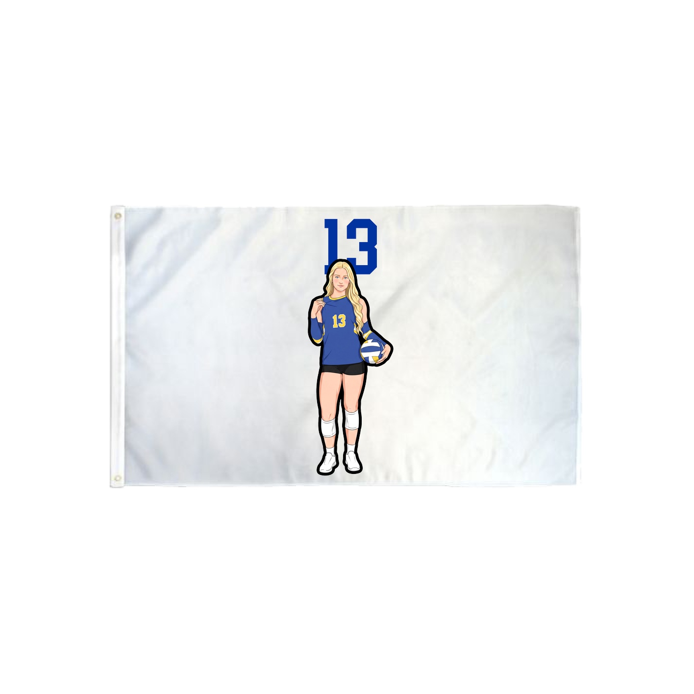 3x5 Flag — Number Top in Classic