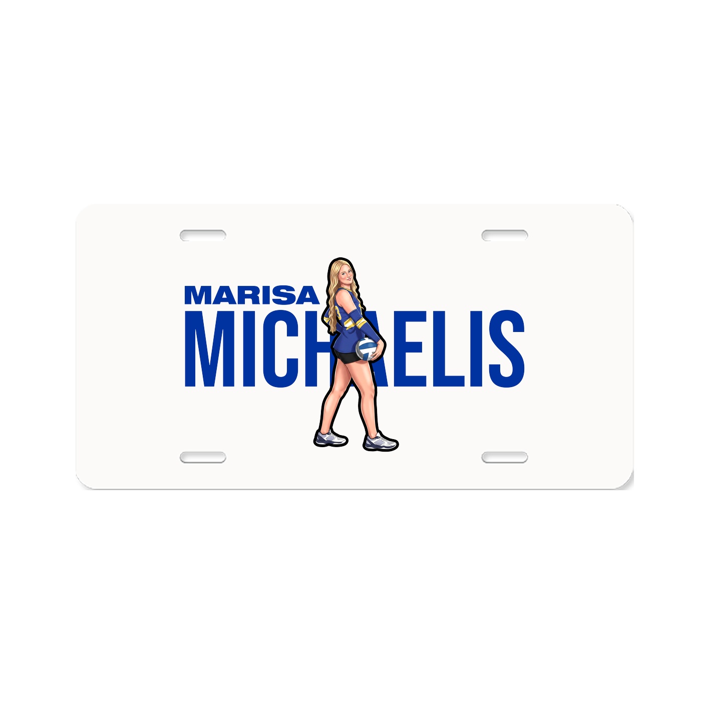 License Plate — Player Name in Classic
