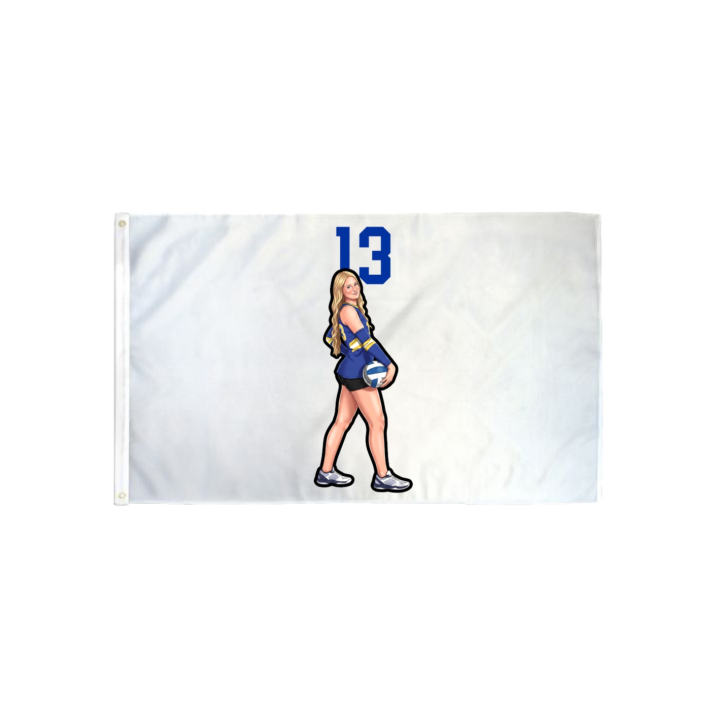 3x5 Flag — Number Top in Classic