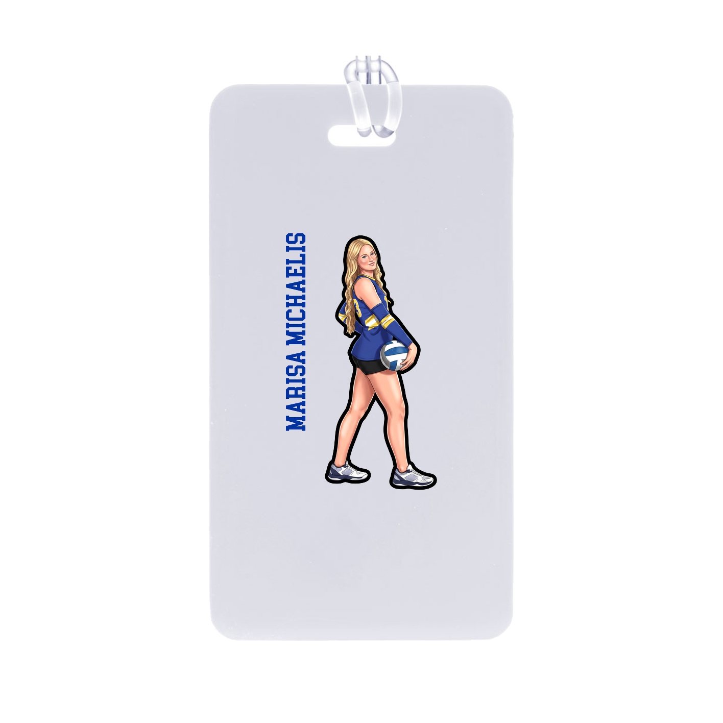 Bag Tag — Name Vertical in Classic