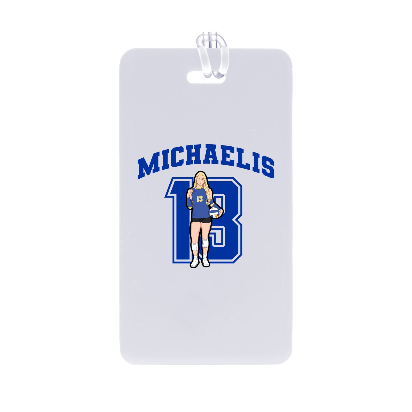 Bag Tag — Number in Classic