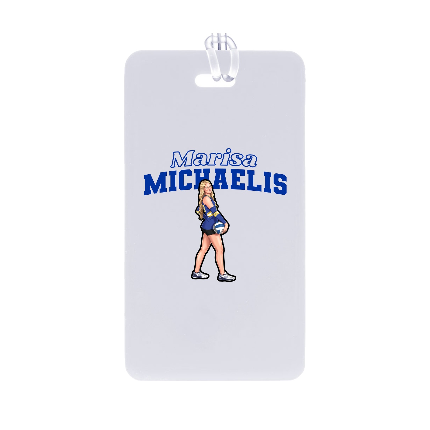 Bag Tag — Name Arch in Classic