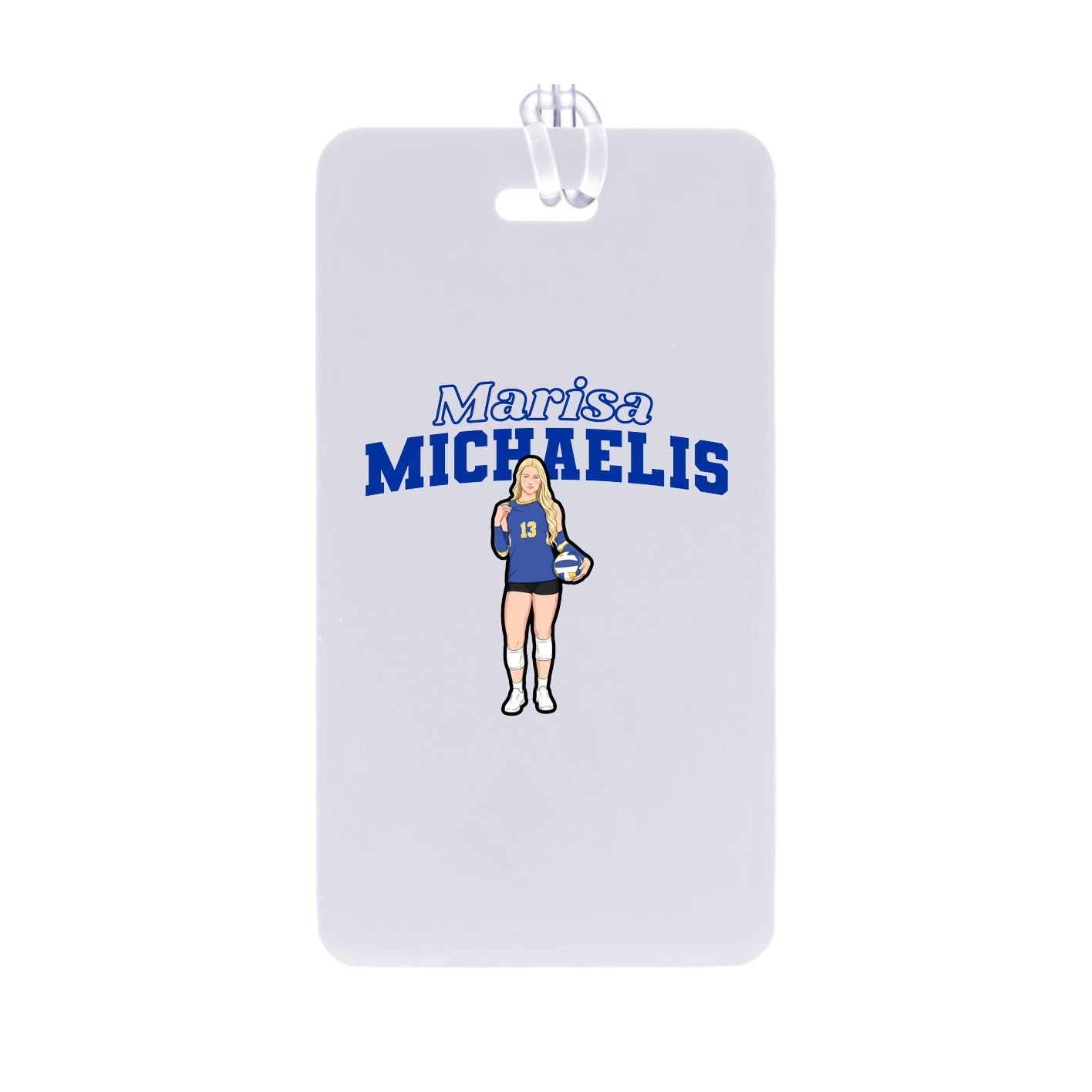Bag Tag — Name Arch in Classic