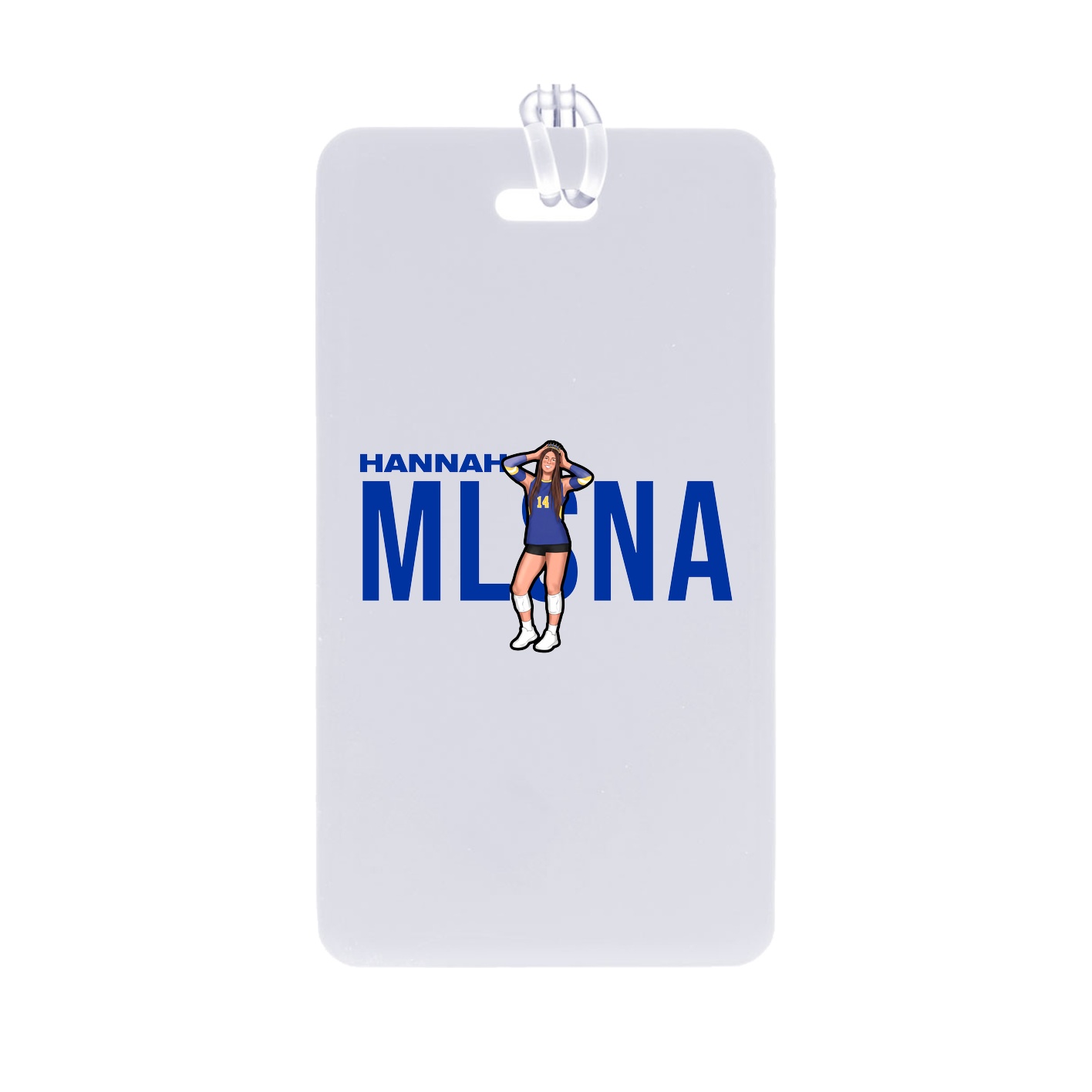 Bag Tag — Player Name in Classic