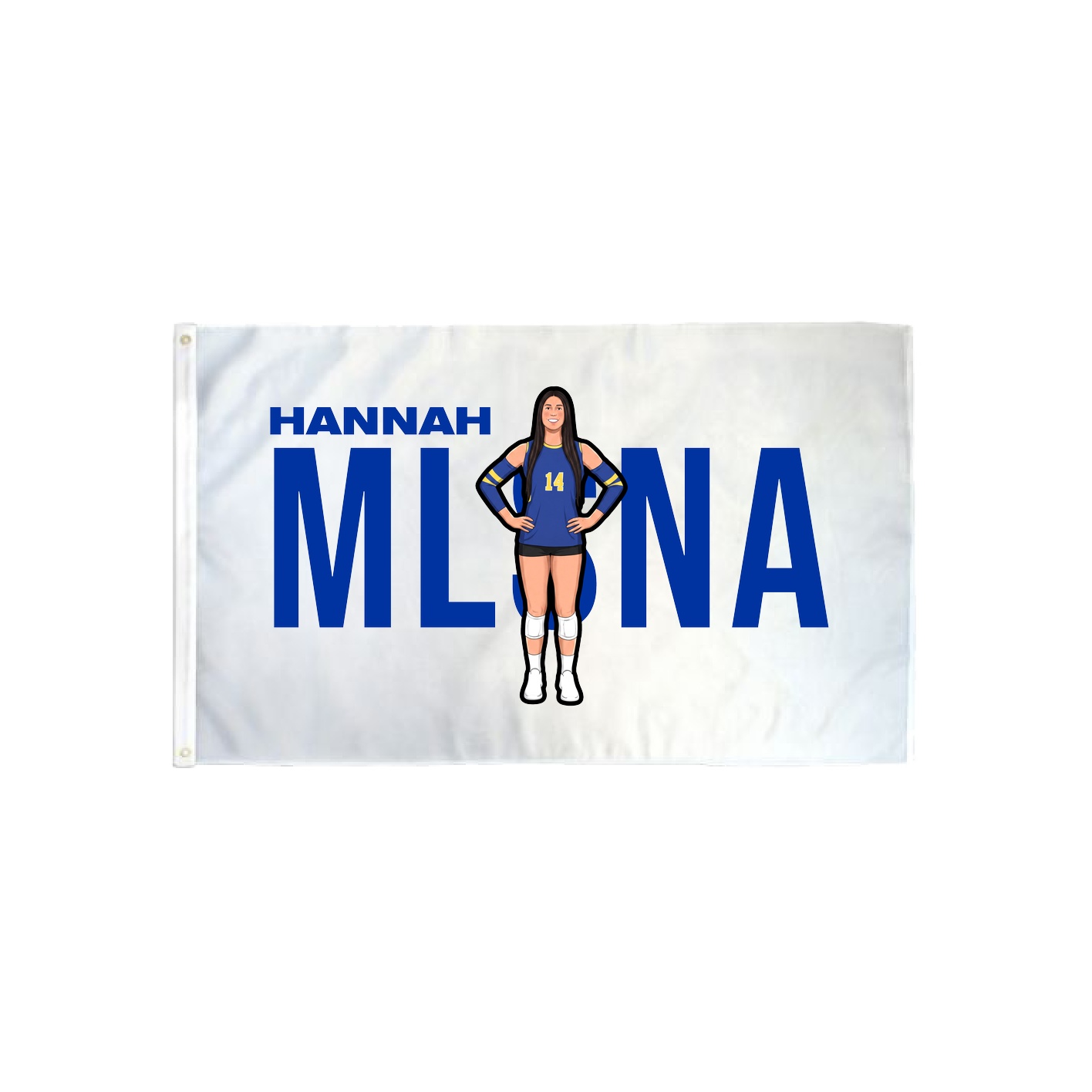 3x5 Flag — Player Name in Classic