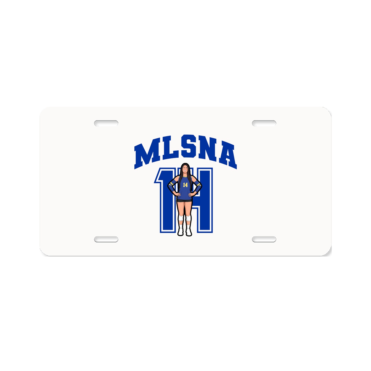 License Plate — Number in Classic
