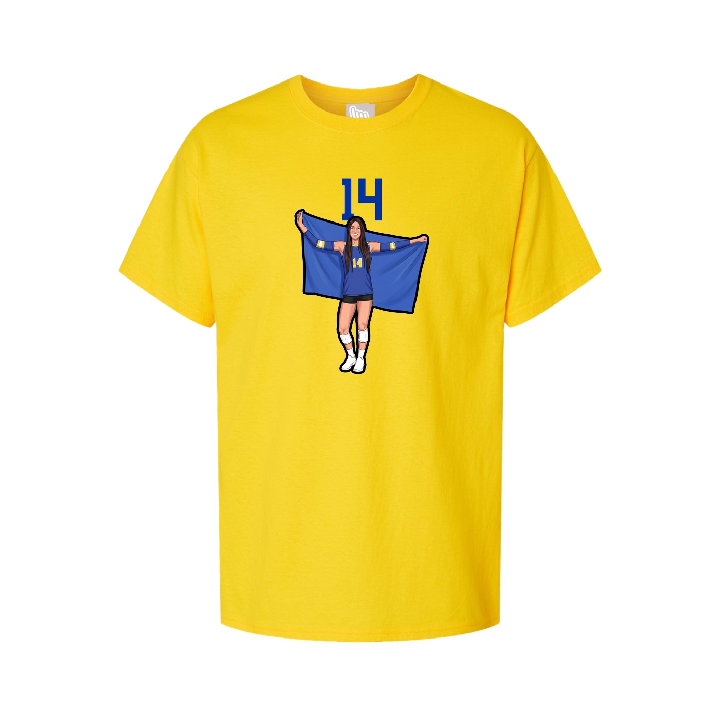 Tee — Number Top in Gold