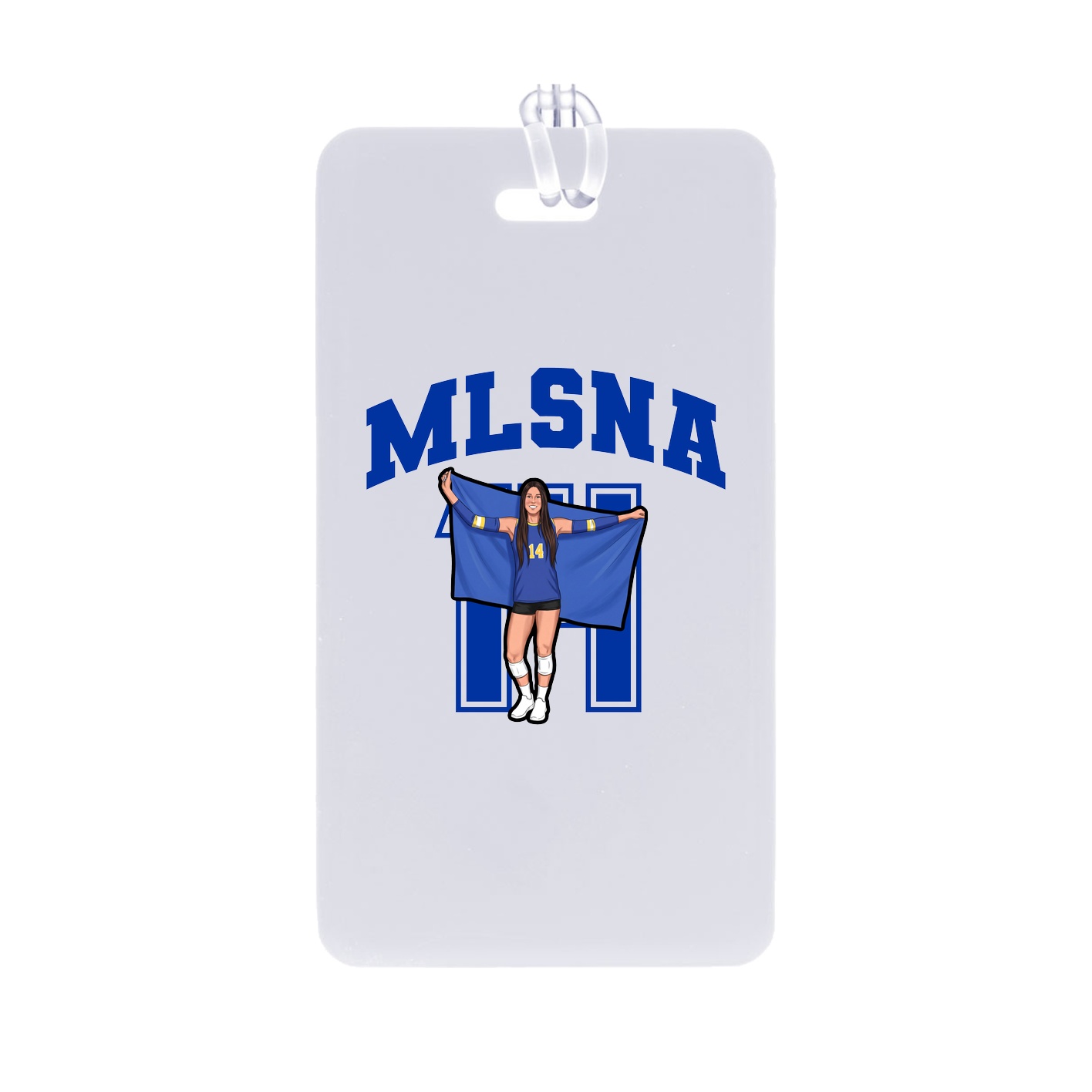 Bag Tag — Number in Classic