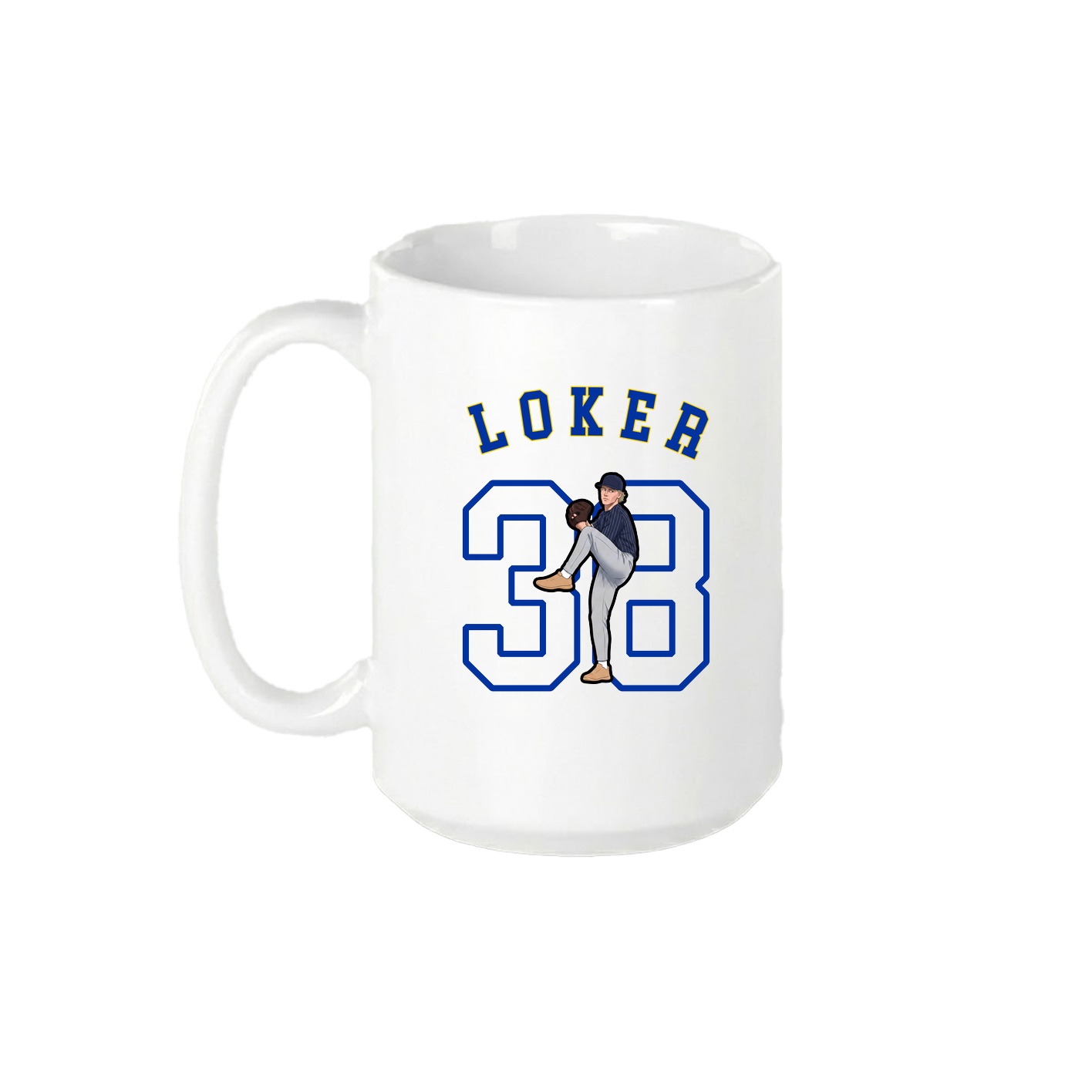 15oz Coffee Mug — Shirsey Arch in White