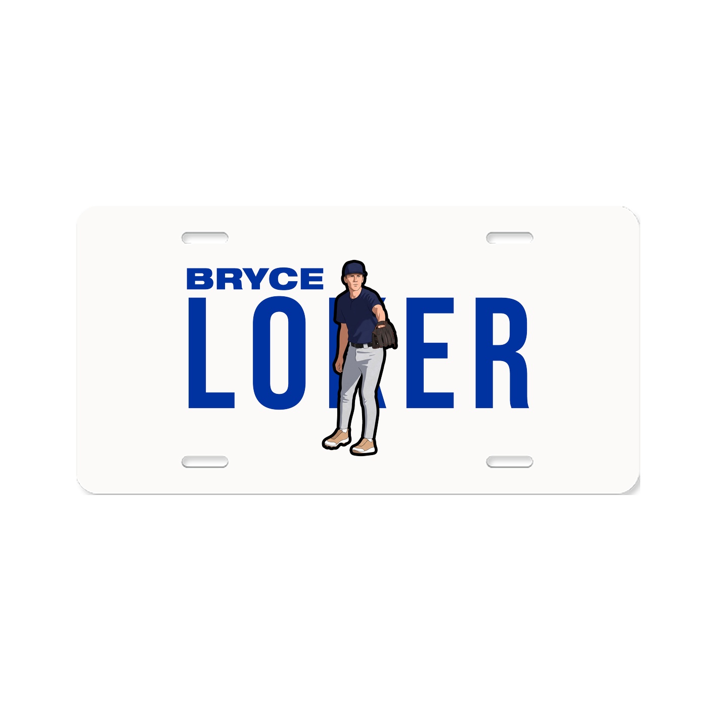 License Plate — Player Name in Classic