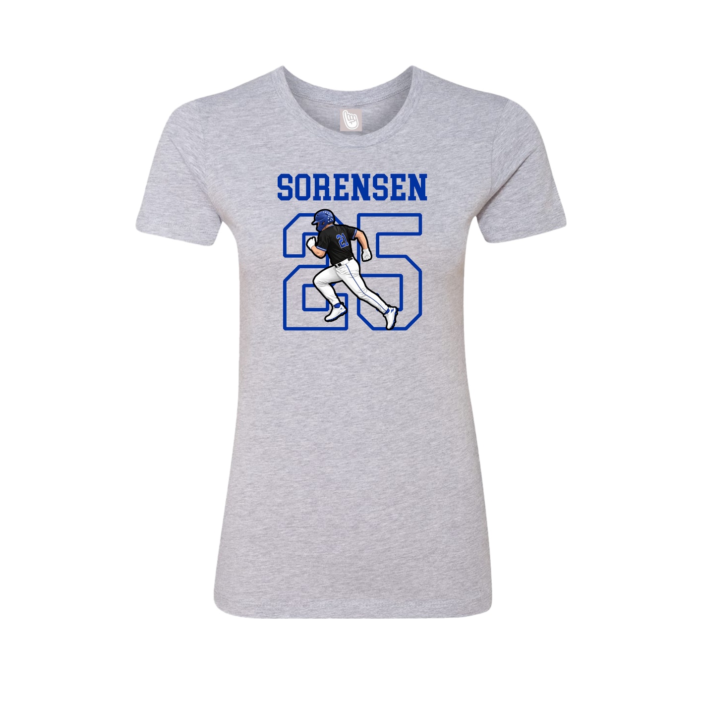 Fitted Women's Tee — Shirsey in Grey