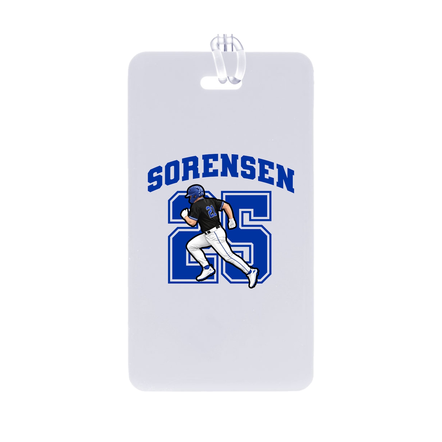Bag Tag — Number in Classic