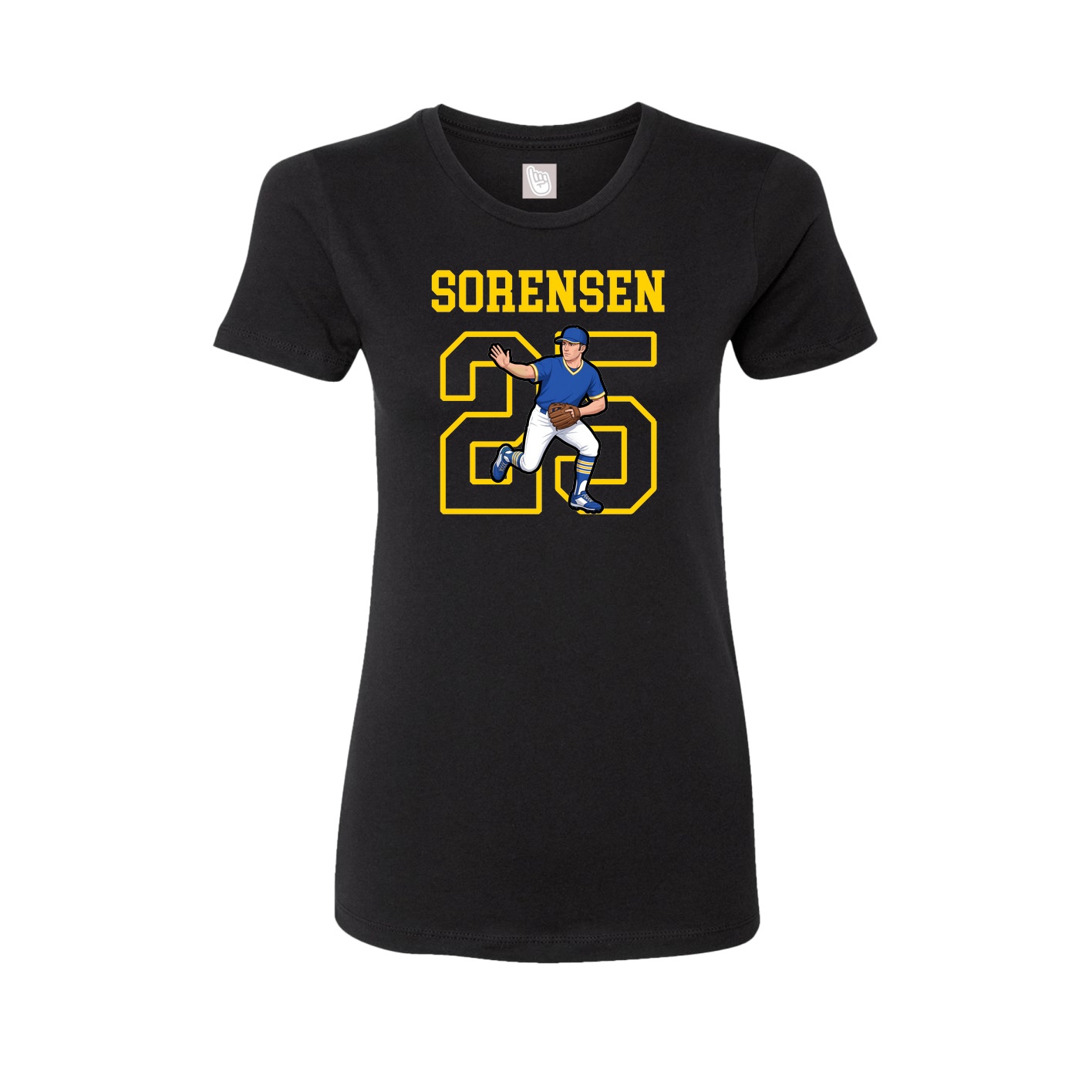Fitted Women's Tee — Shirsey in Black