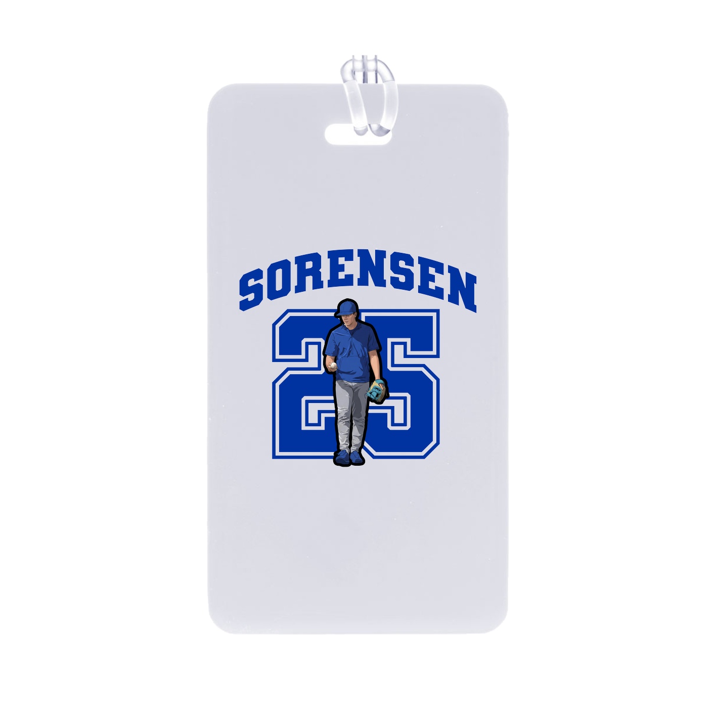 Bag Tag — Number in Classic