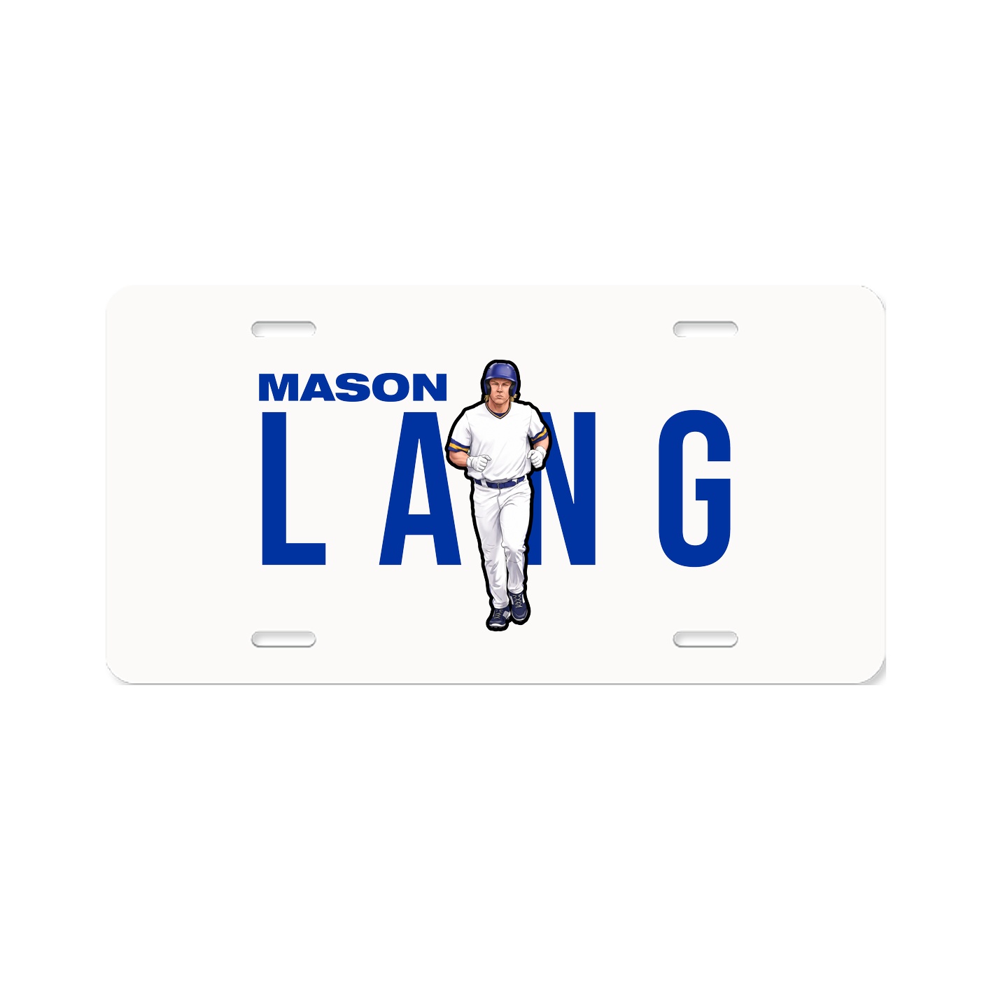 License Plate — Player Name in Classic