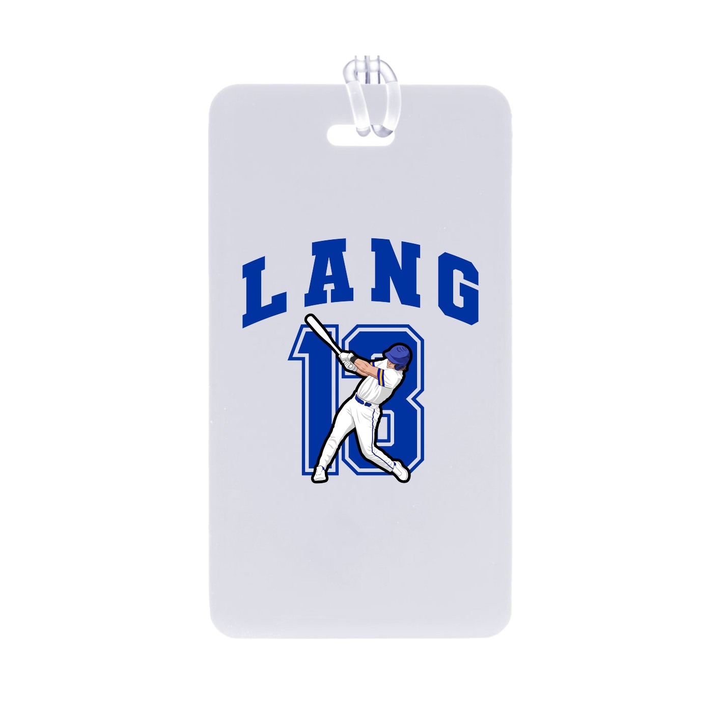 Bag Tag — Number in Classic