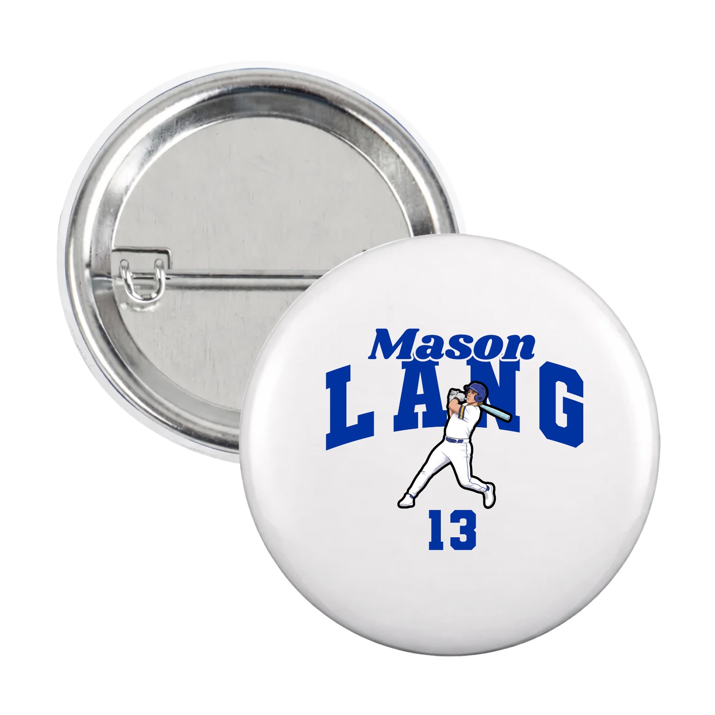 Game Day Button — Signature Arch in White