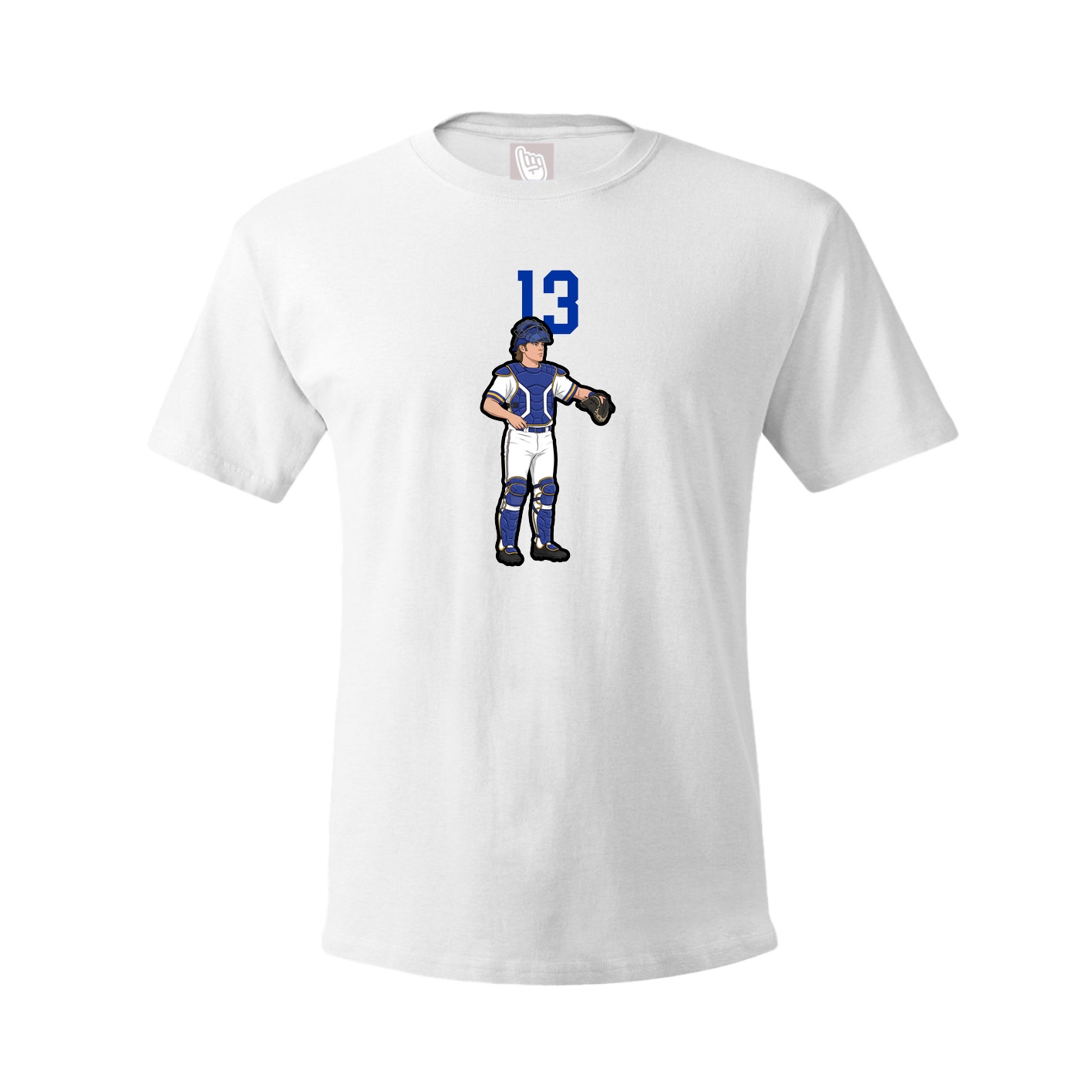 Tee — Number Top in White