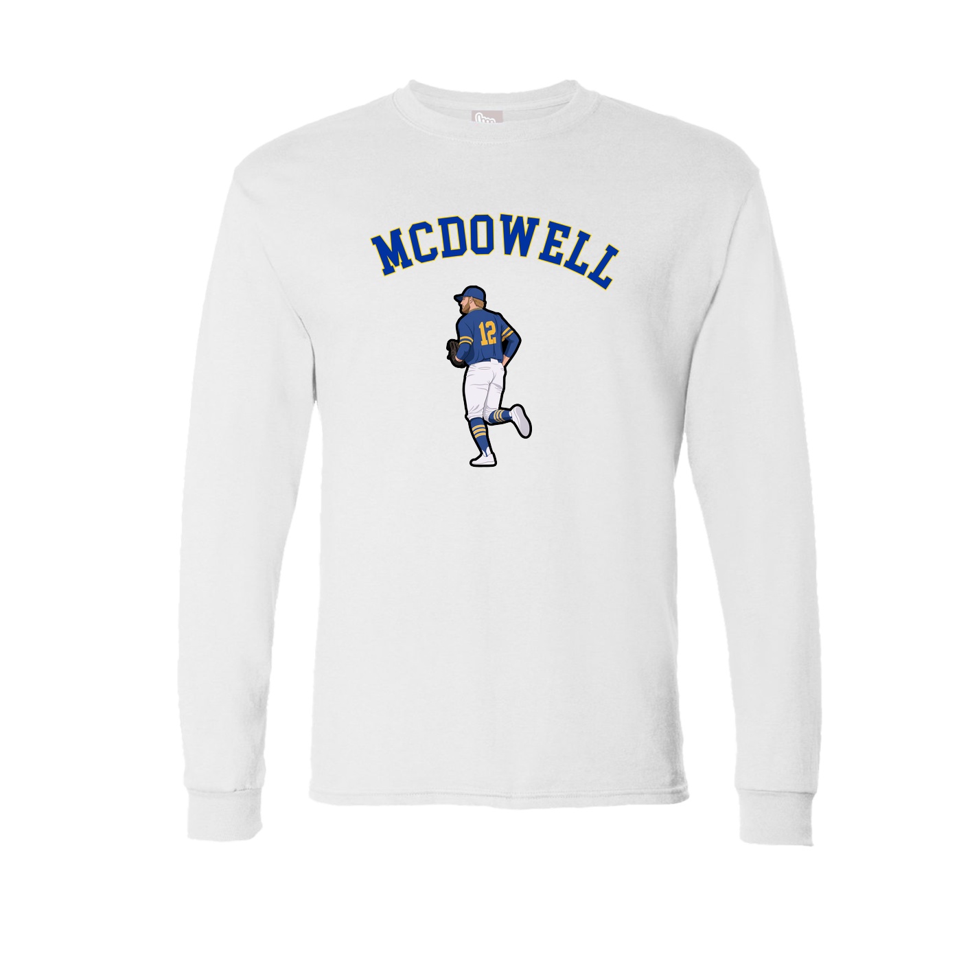 Long Sleeve Tee — Shirsey Arch in White