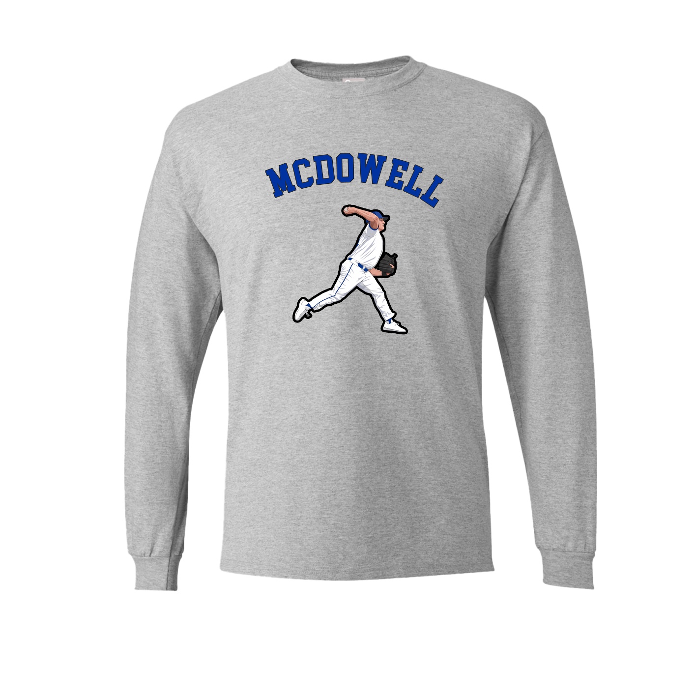 Long Sleeve Tee — Shirsey Arch in Grey