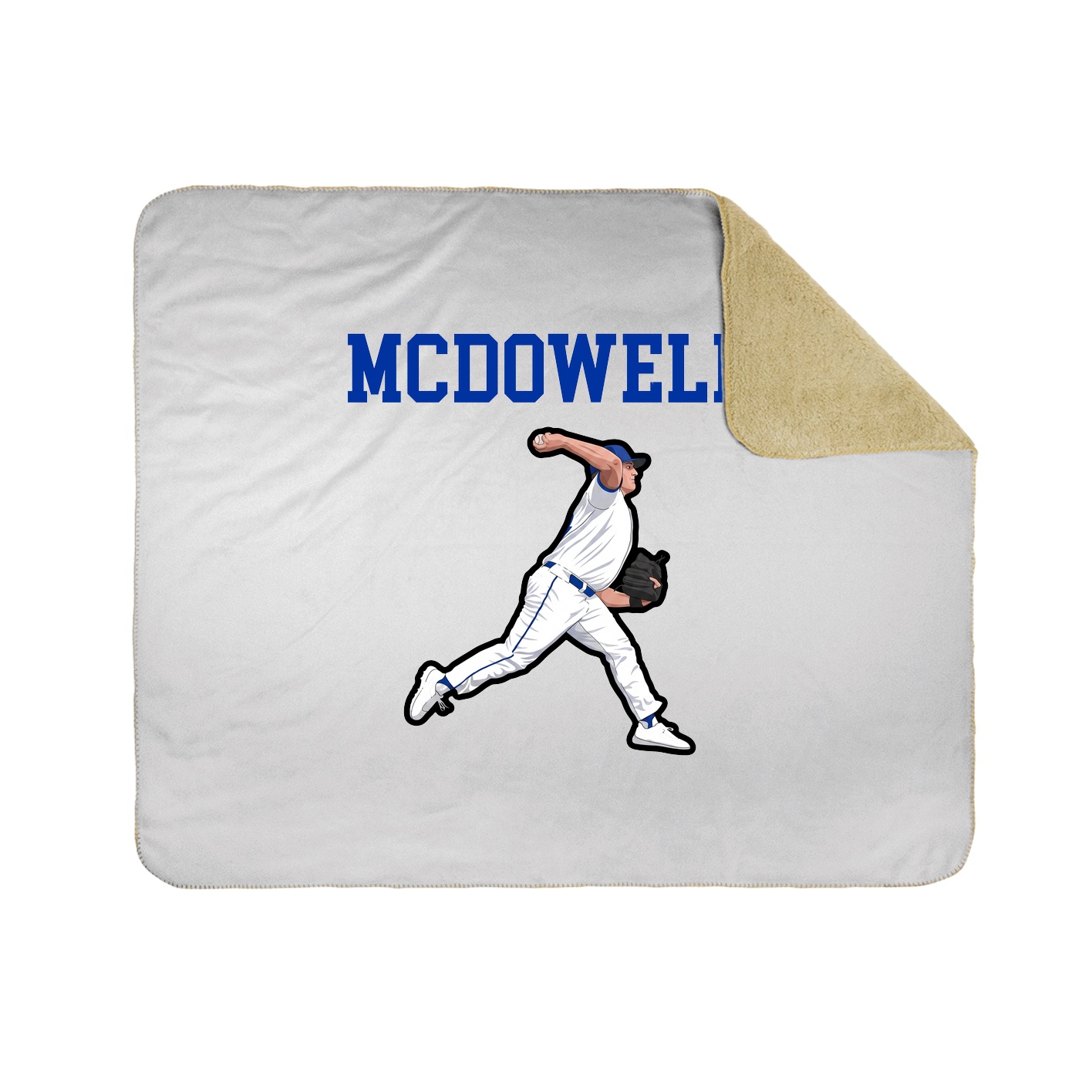 Throw Blanket — Shirsey in White