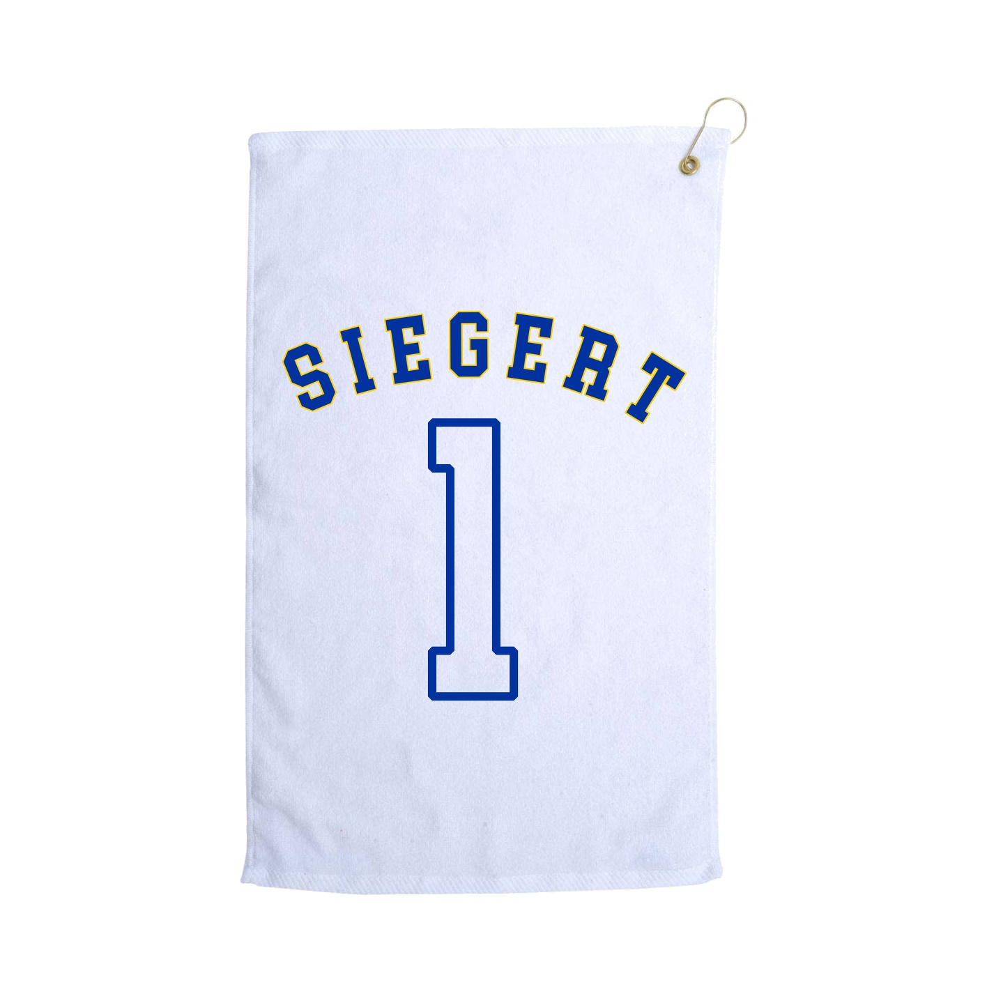 Golf Towel — Shirsey Arch in White